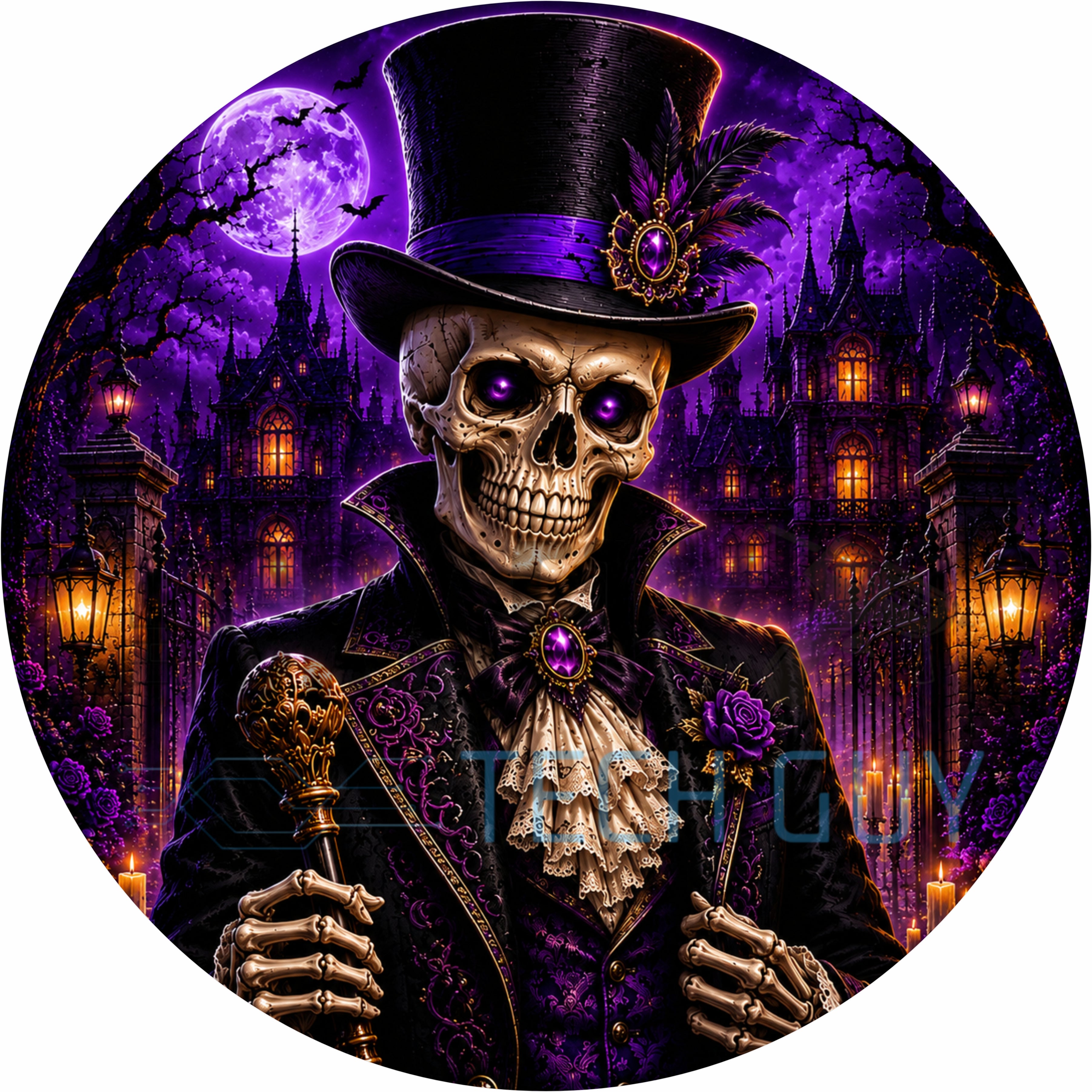 Letrero fantasma de cuadros vichy rosas con piruleta y lazos: una bonita decoración de pared para Halloween.