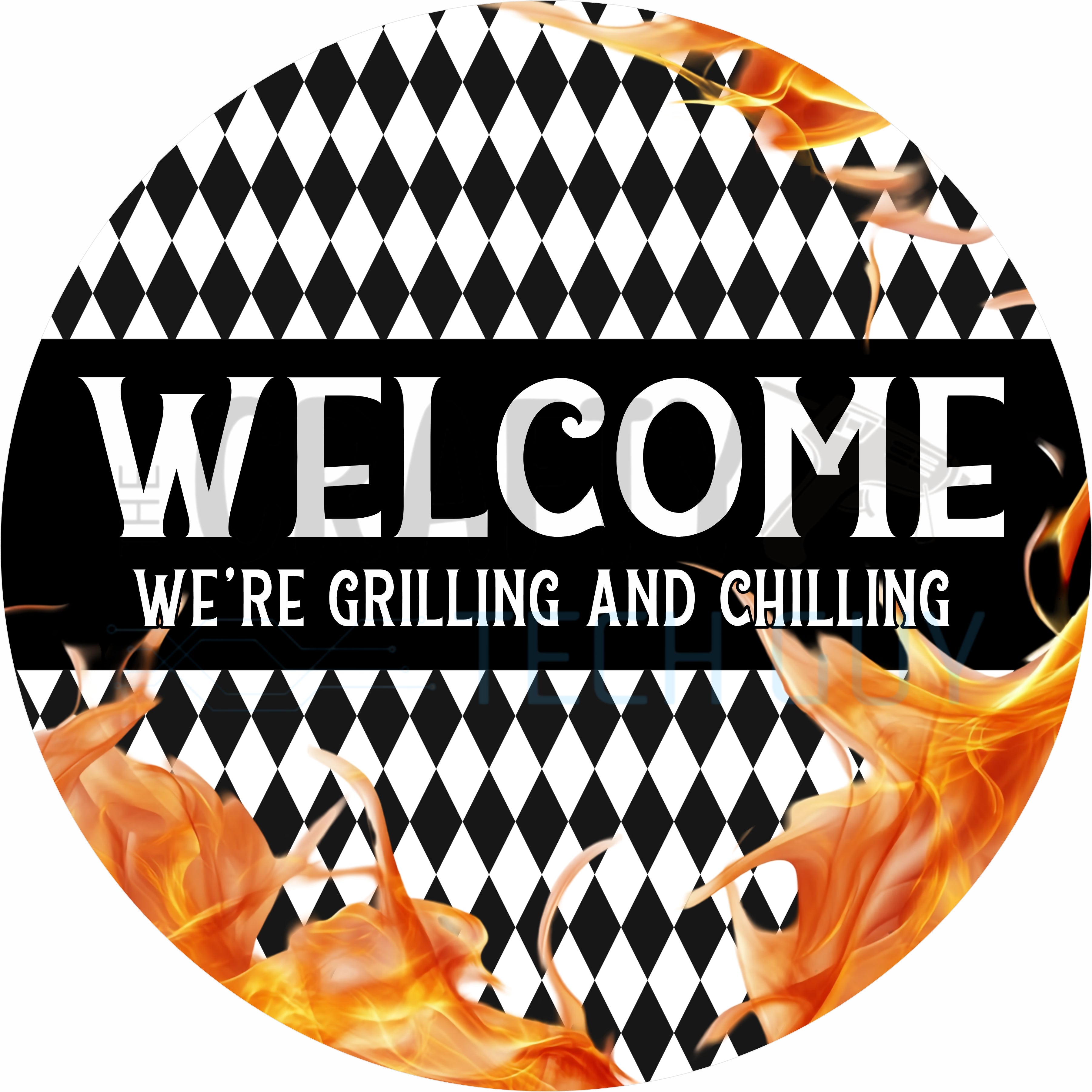Funny Dad BBQ Sign, Grill Master Metal Sign for Father's Day, Backyard Barbecue Decor, Patio Grill Sign, Dad Gift from Kids (Copy)
