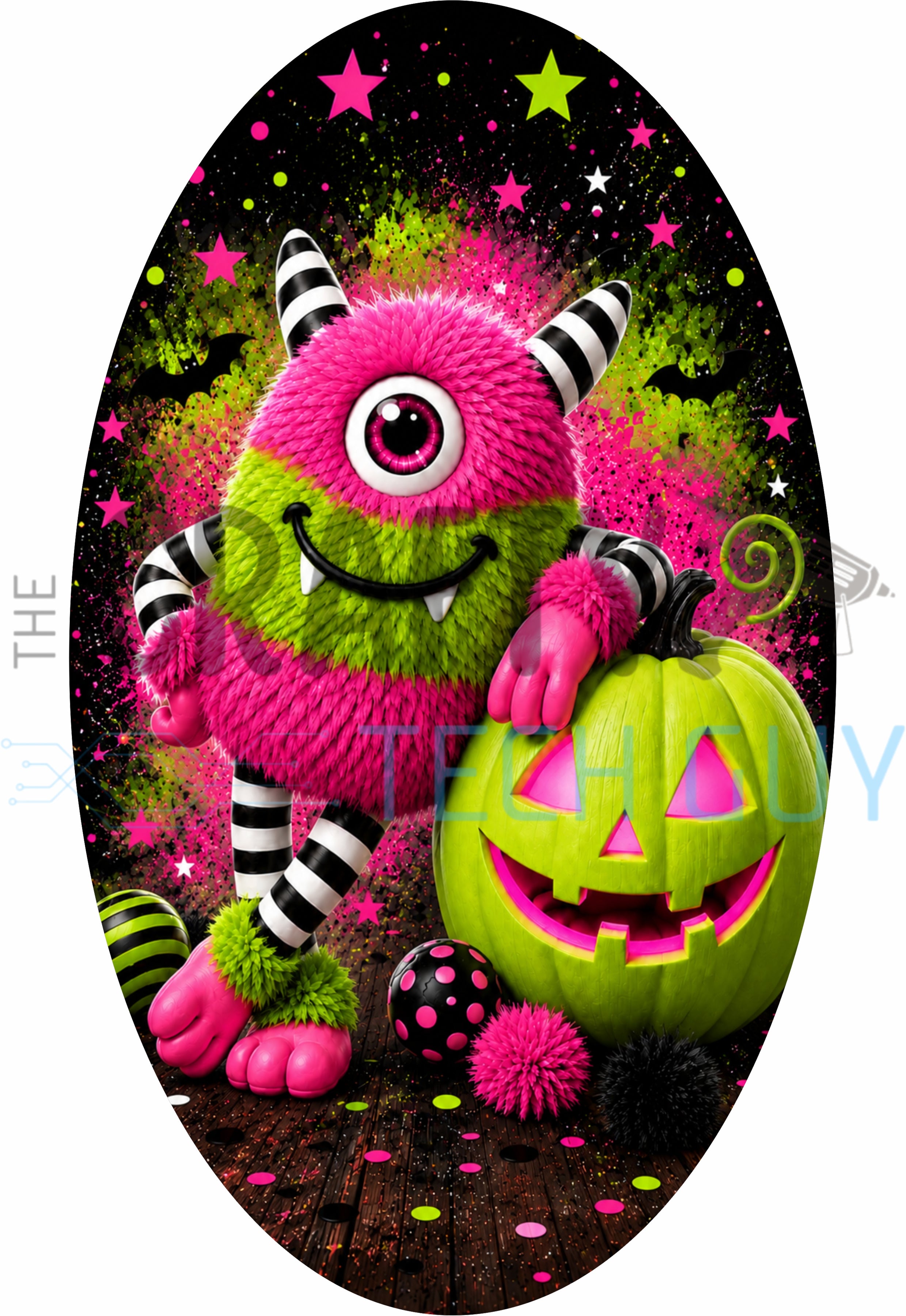 Signo de caída de calavera de azúcar verde azulado, elegante arte de pared de calavera de Halloween, decoración del Día de los Muertos de calabaza azul