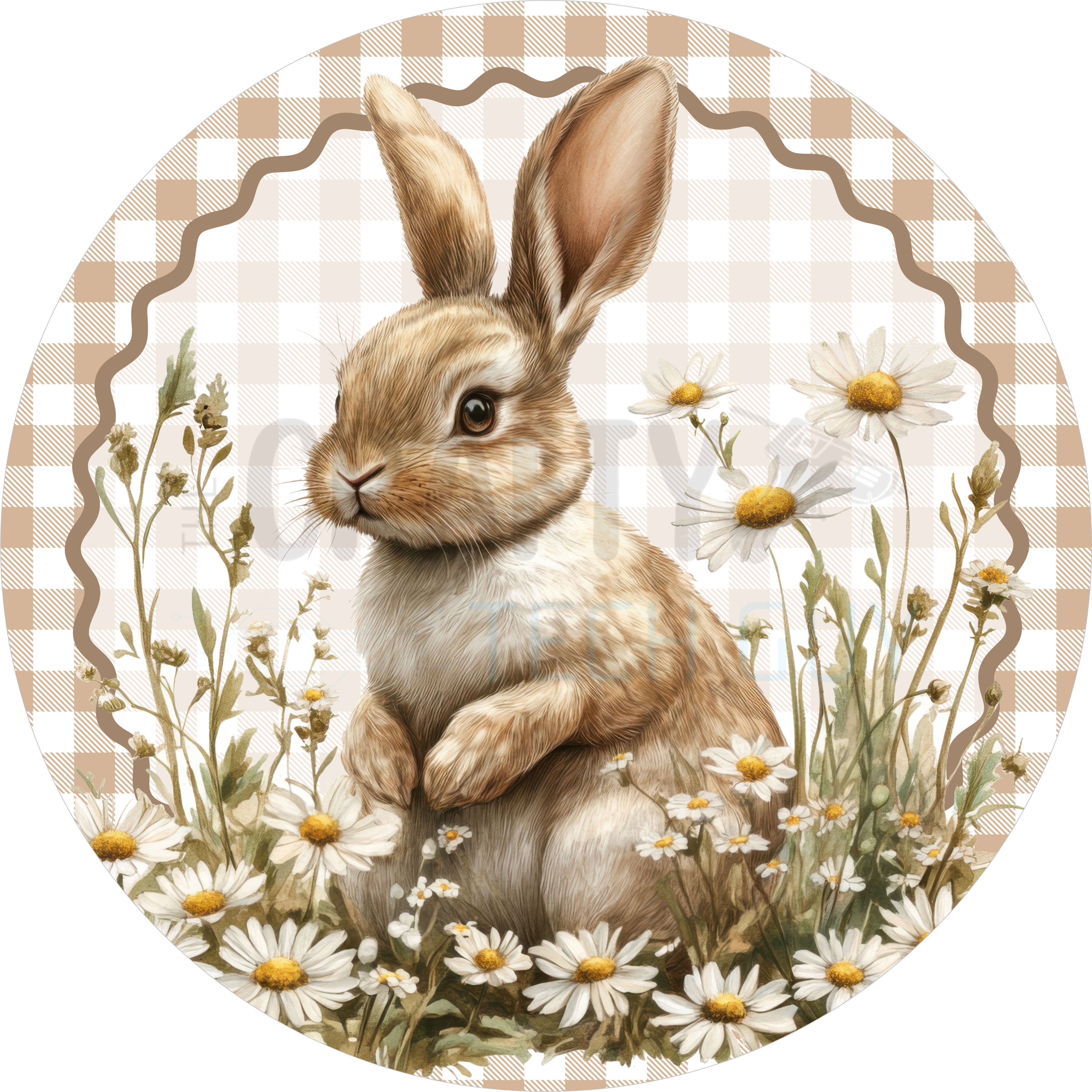 Arte mural de conejito elegante, impresión vintage de conejo, decoración antropomórfica de conejo, conejito floral primaveral, arte animal victoriano, regalo de conejo de Pascua