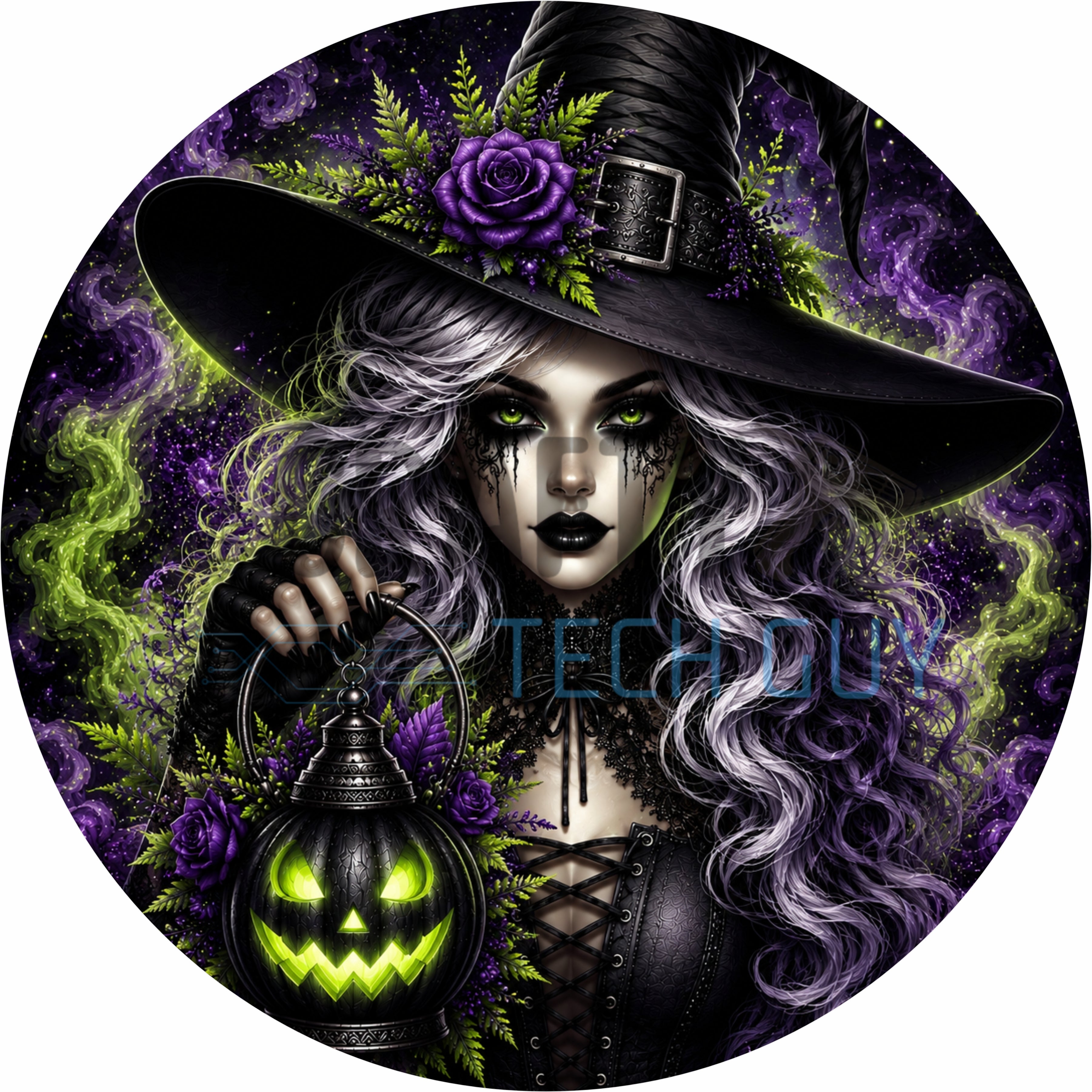 Letrero fantasma de cuadros vichy rosas con piruleta y lazos: una bonita decoración de pared para Halloween.
