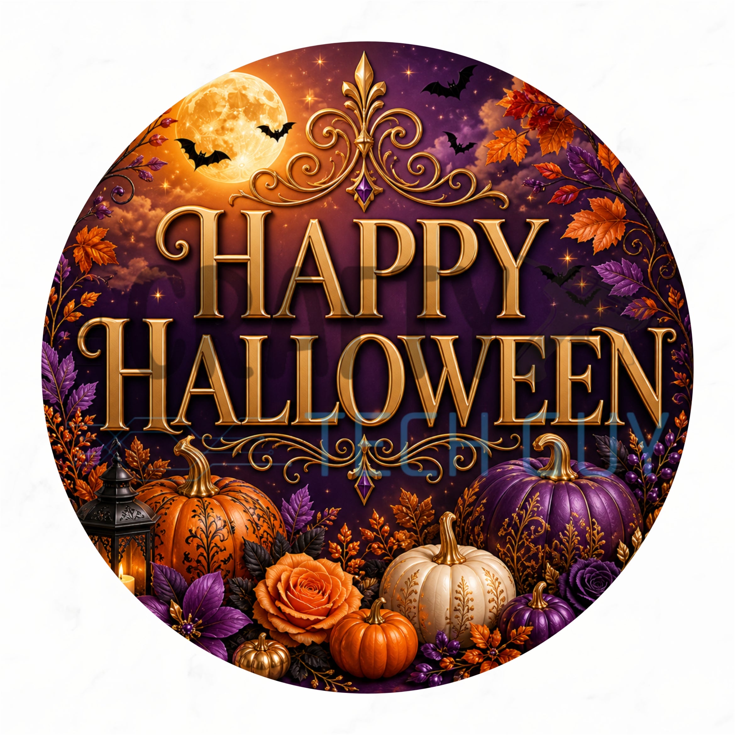 Letrero fantasma de cuadros vichy rosas con piruleta y lazos: una bonita decoración de pared para Halloween.