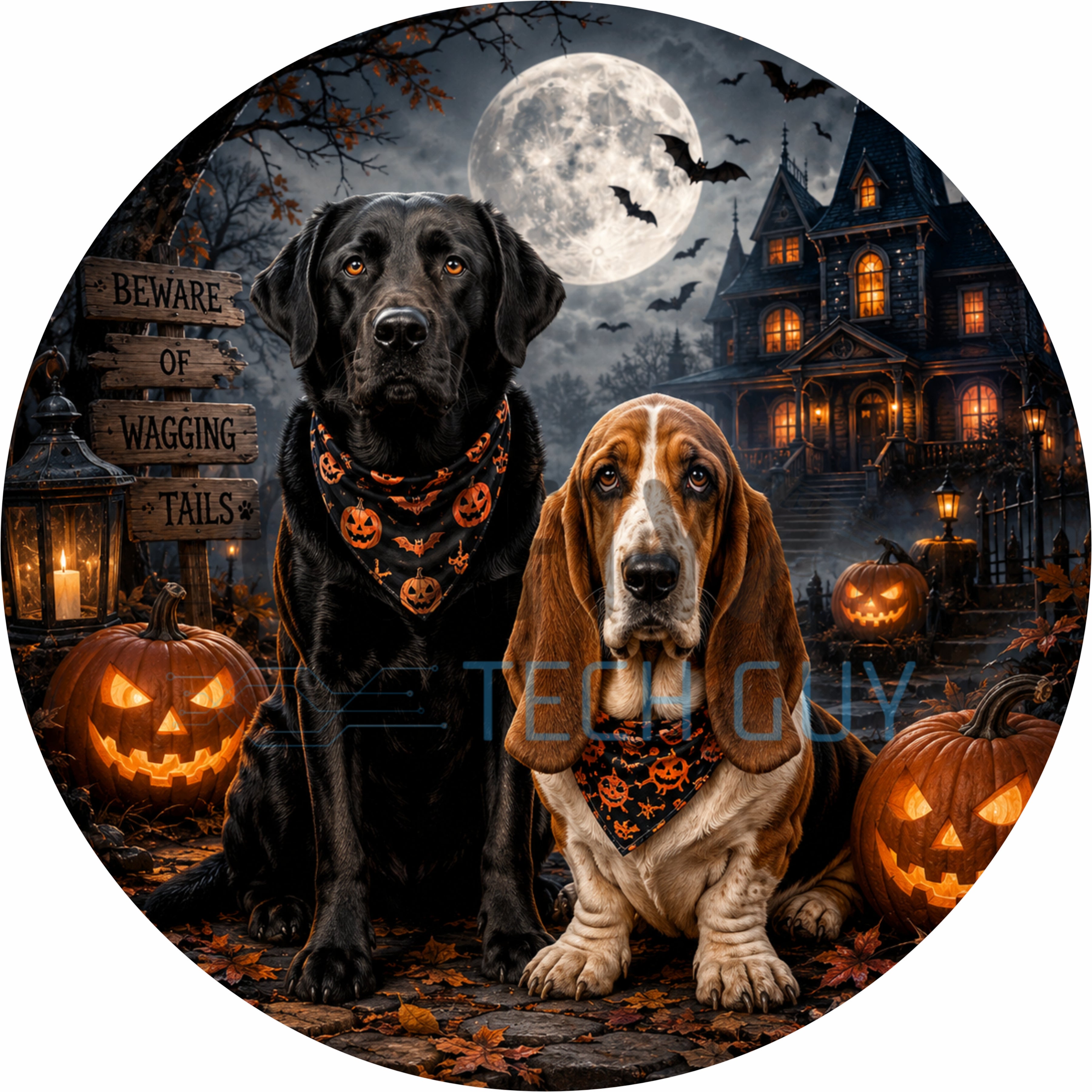 Letrero fantasma de cuadros vichy rosas con piruleta y lazos: una bonita decoración de pared para Halloween.