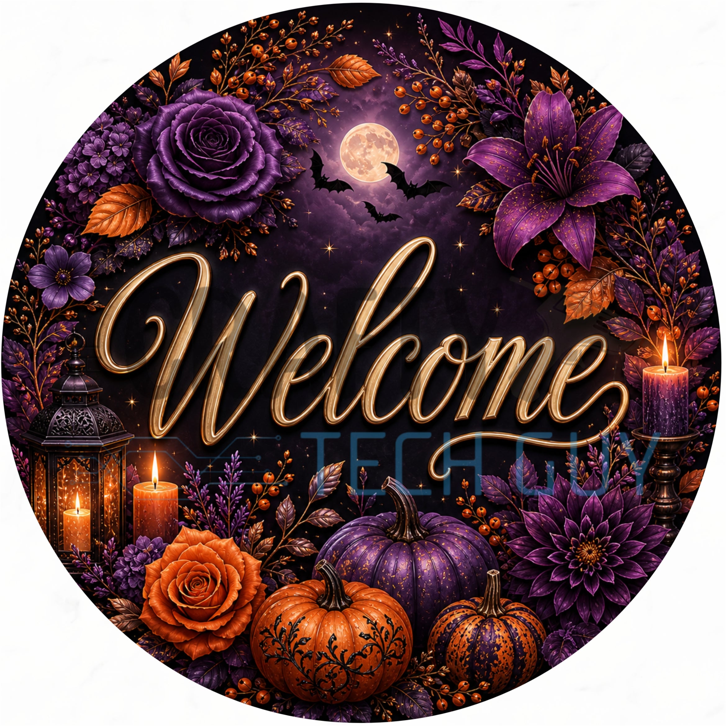 Letrero fantasma de cuadros vichy rosas con piruleta y lazos: una bonita decoración de pared para Halloween.
