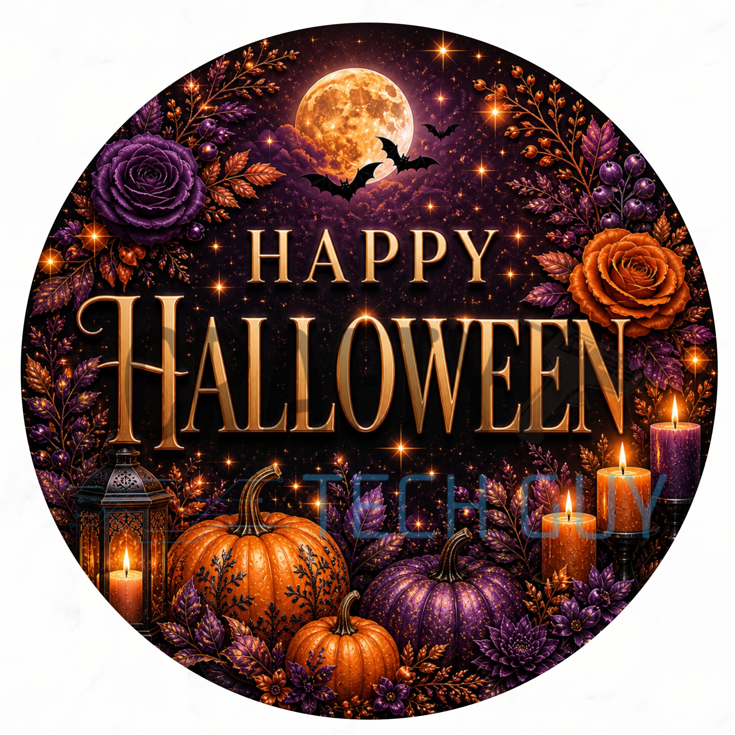Letrero fantasma de cuadros vichy rosas con piruleta y lazos: una bonita decoración de pared para Halloween.