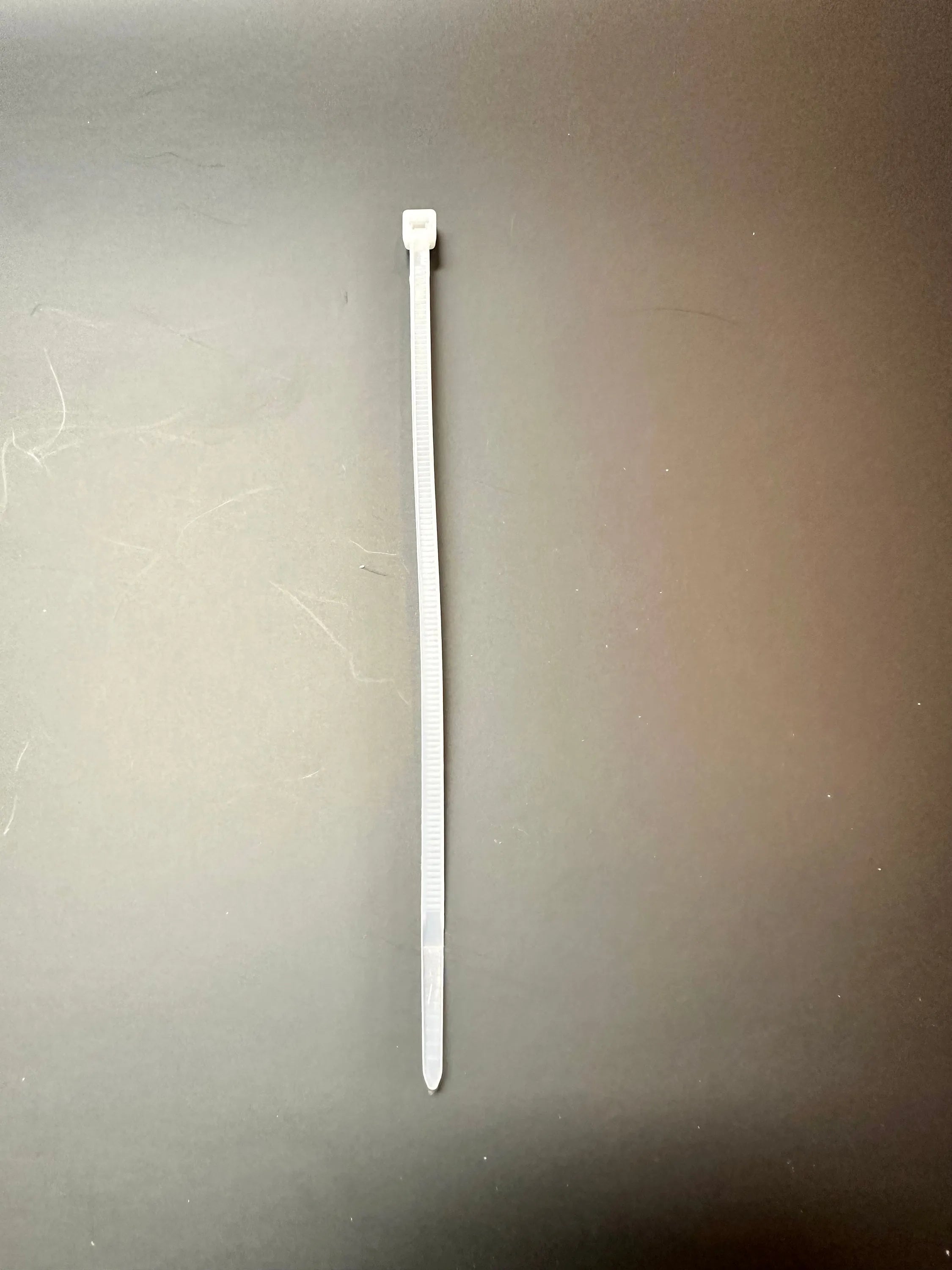 6" clear zip tie, 100 pack