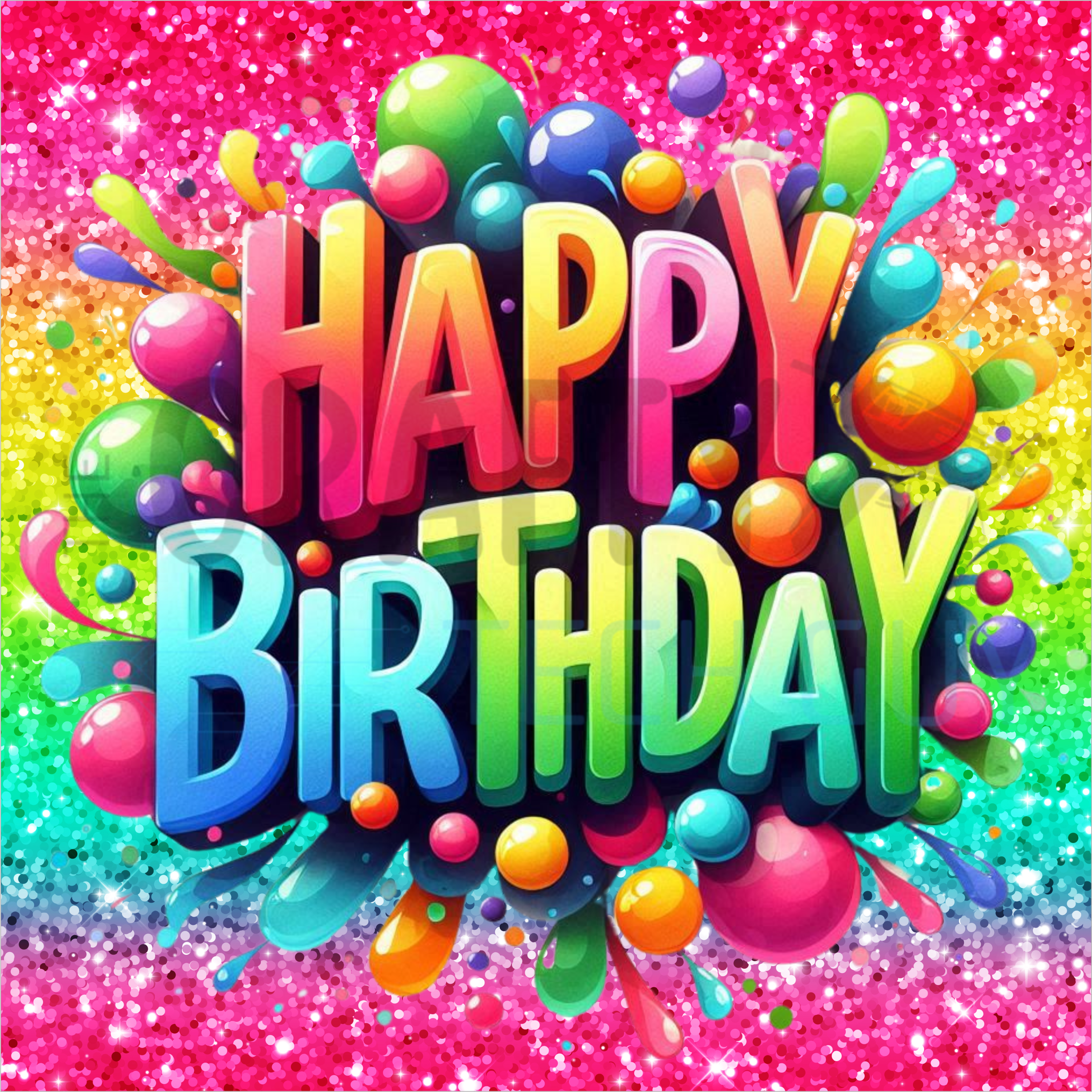 Letrero de feliz cumpleaños retro de los 80: decoración de fiesta de metal sublimado con neón, corona cuadrada con temática de mixtape para un ambiente de cumpleaños vintage.