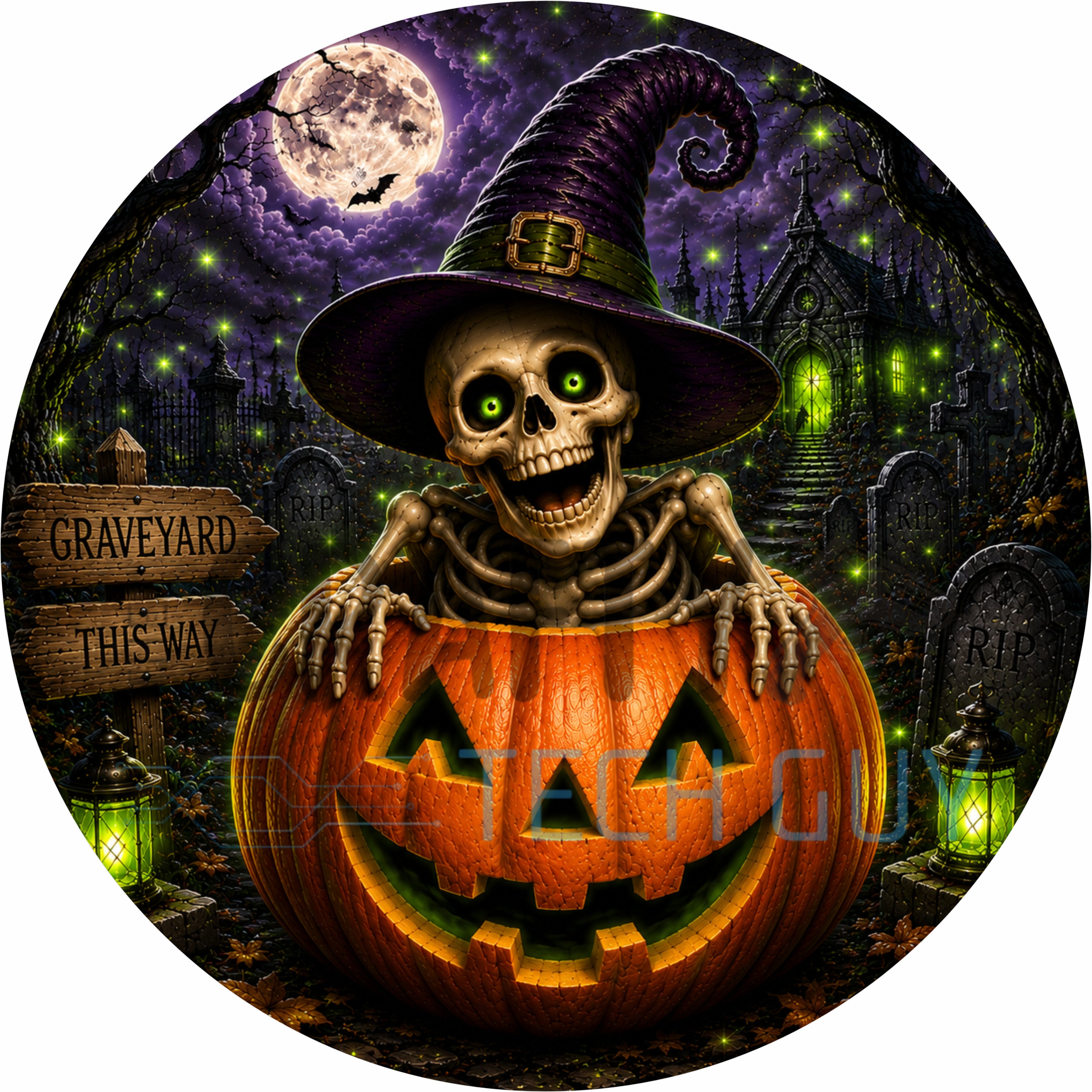 Letrero fantasma de cuadros vichy rosas con piruleta y lazos: una bonita decoración de pared para Halloween.