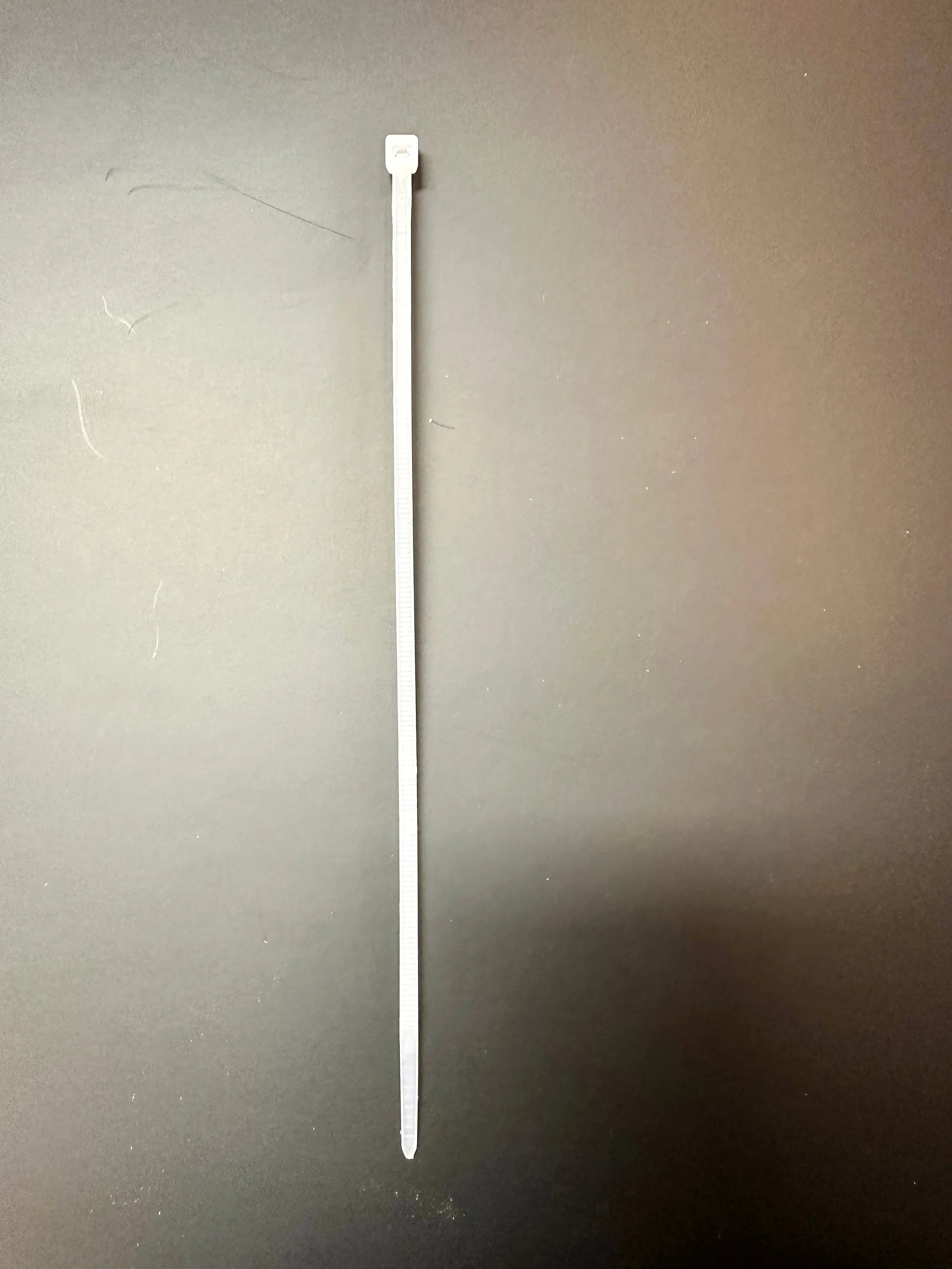 8" clear zip tie, 100 pack