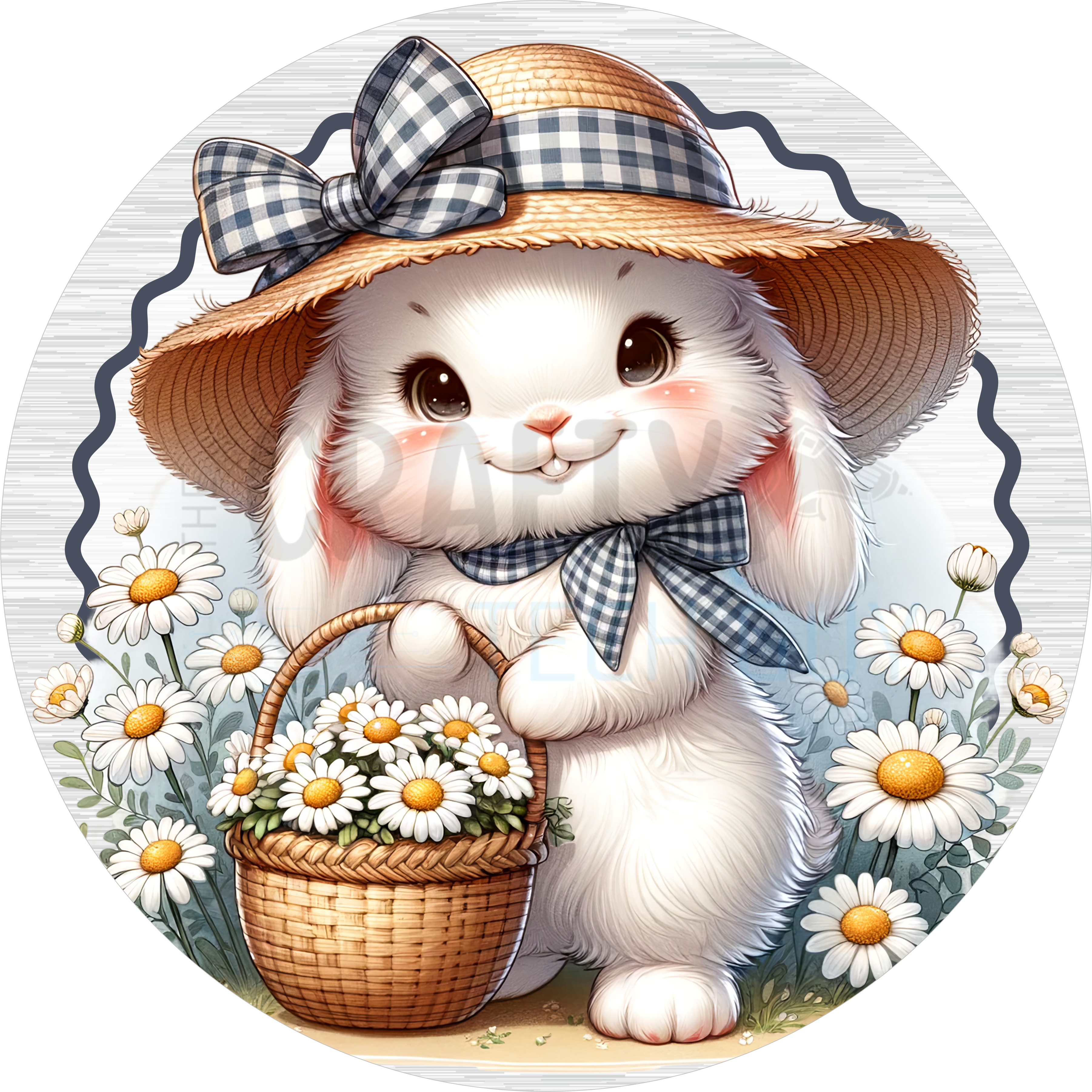 Arte mural de conejito elegante, impresión vintage de conejo, decoración antropomórfica de conejo, conejito floral primaveral, arte animal victoriano, regalo de conejo de Pascua