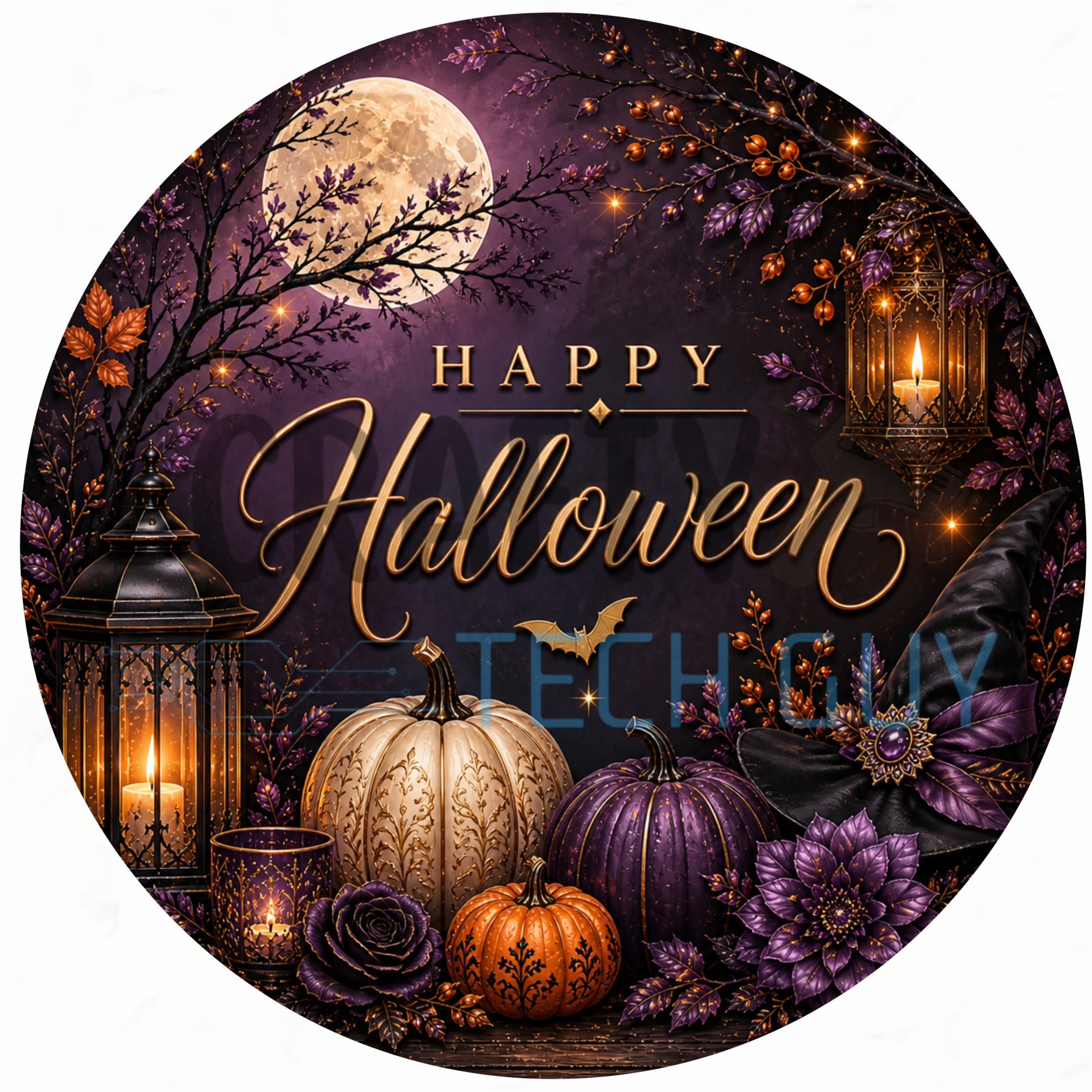 Letrero fantasma de cuadros vichy rosas con piruleta y lazos: una bonita decoración de pared para Halloween.