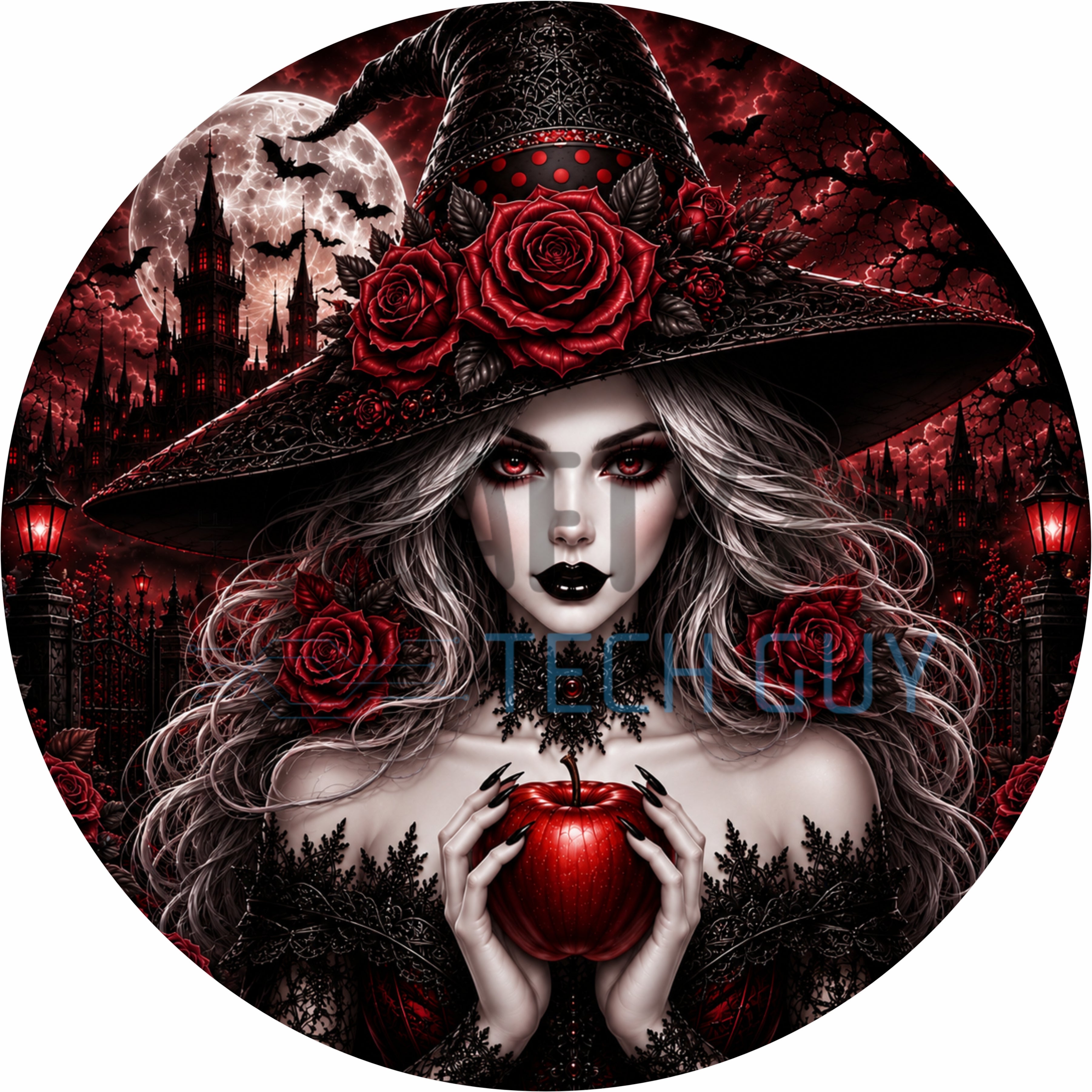 Letrero fantasma de cuadros vichy rosas con piruleta y lazos: una bonita decoración de pared para Halloween.