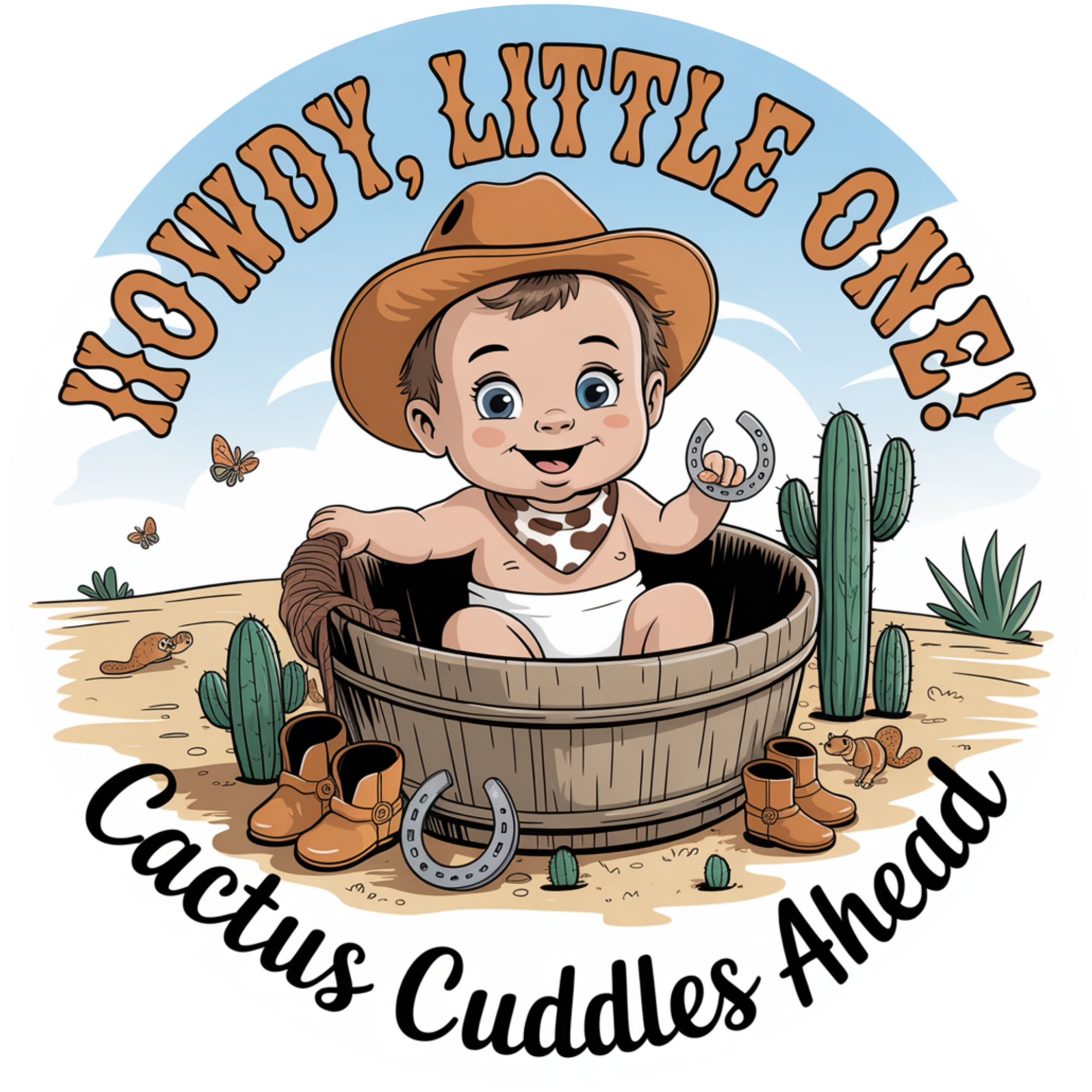 Letrero del oeste "Hola Pequeño", decoración de habitación infantil de vaquero con cactus y abrazos, letrero de corona campestre para baby shower, bonito arte de pared del oeste para habitación de bebé.