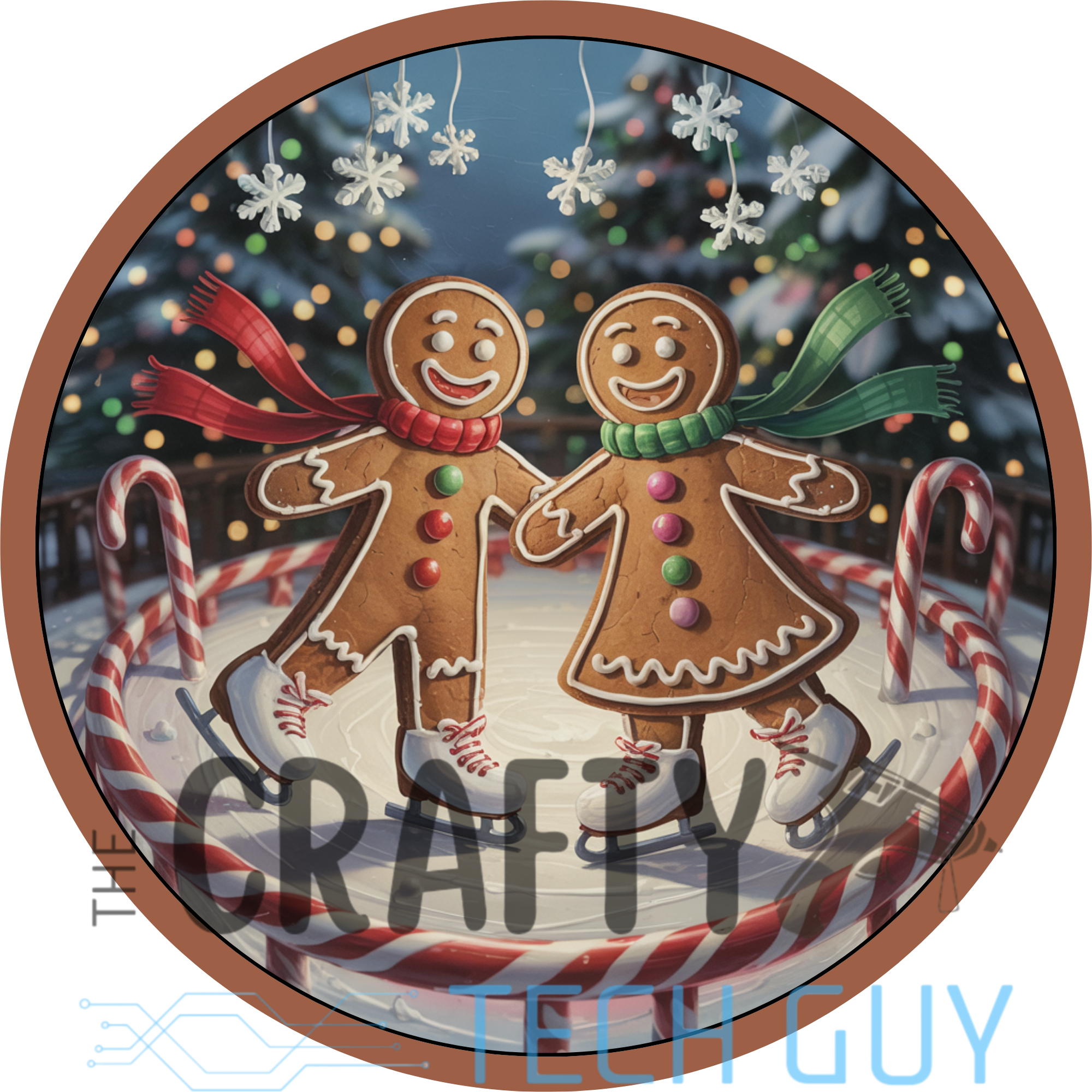 Frosted Gingerbread Dreams Inspire Me Box – Gingerbread Skating, Candy Cane Village, Christmas Crafts, Sweet Winter Wonderland, Inspire Me Box