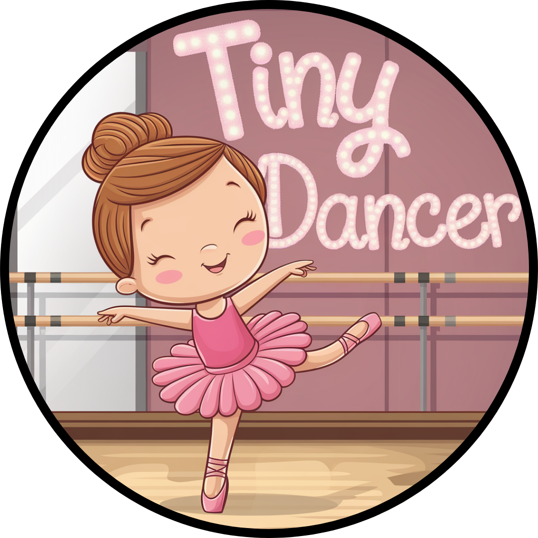 Letrero metálico de bailarina pequeña para coronas, accesorio para corona de bailarina pelirroja, decoración de pared de guardería de bailarina rosa para manualidades.