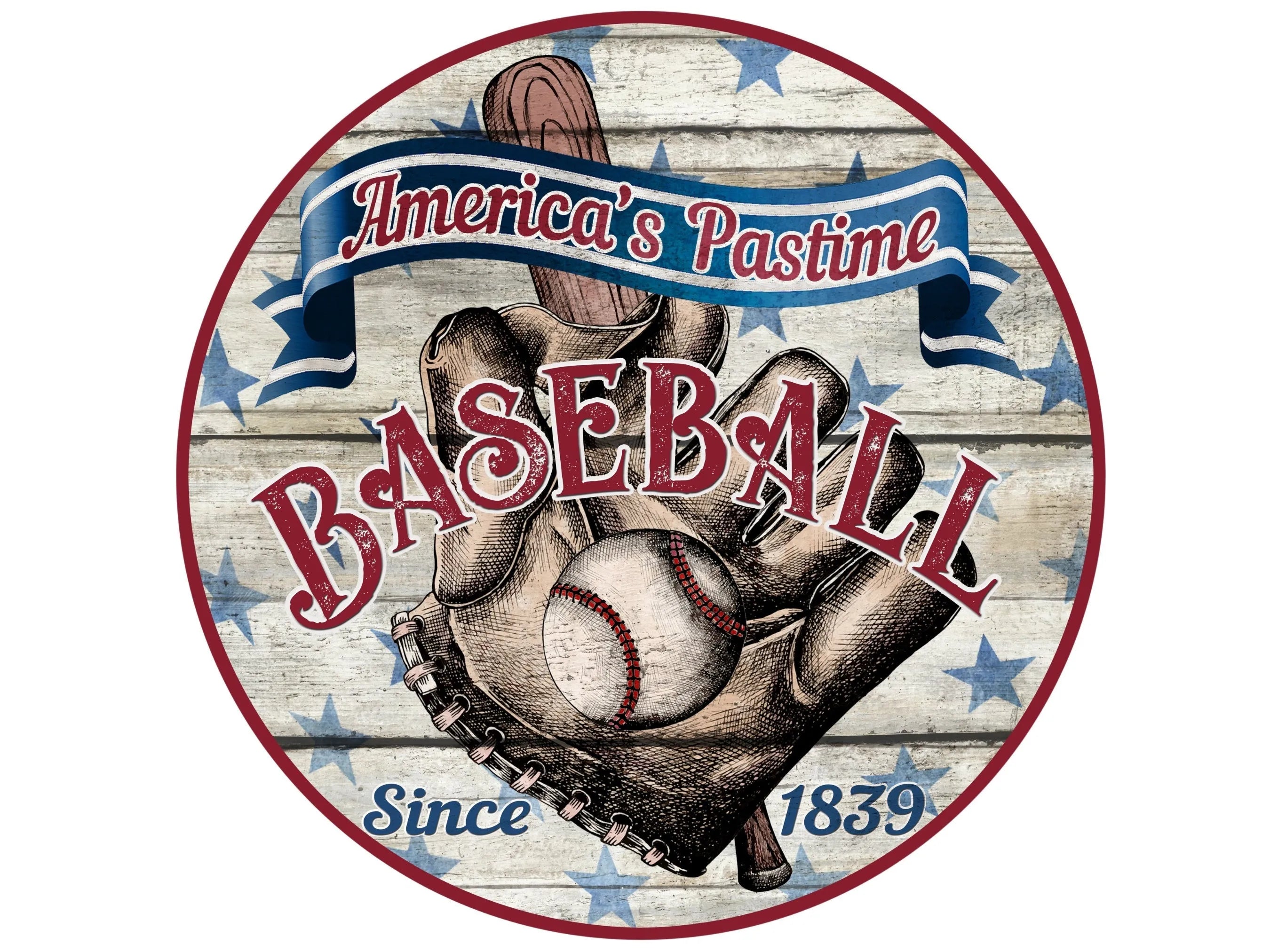 Baseball wreath sign, All American Baseballsign, baseball dad sign, sign for boys room, baseball glove wreath attachment, baseball collector