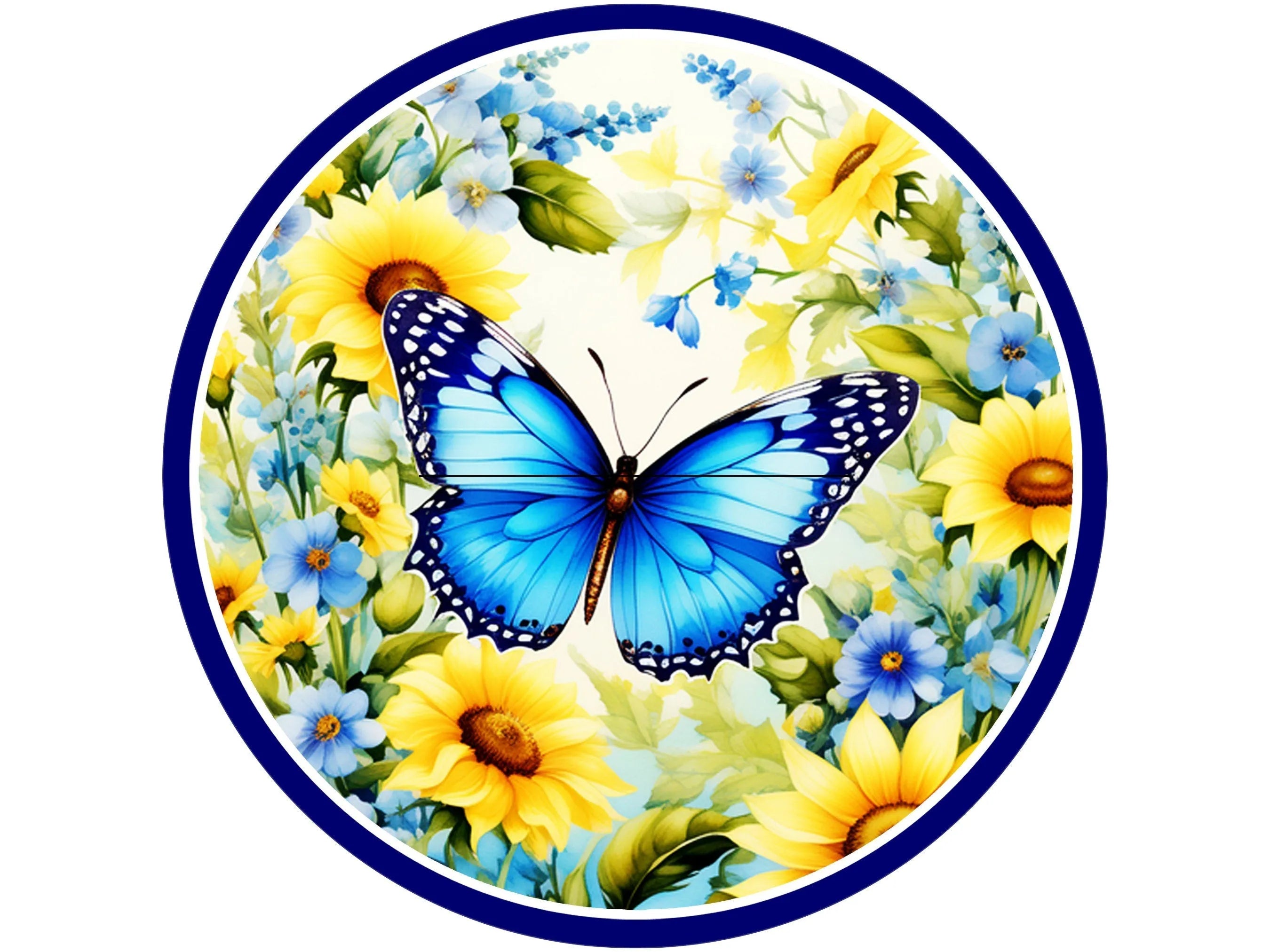 butterfly garden watercolor wreath sign, butterfly sign, butterfly wall art, butterfly lover sign, butterflies and flowers sign