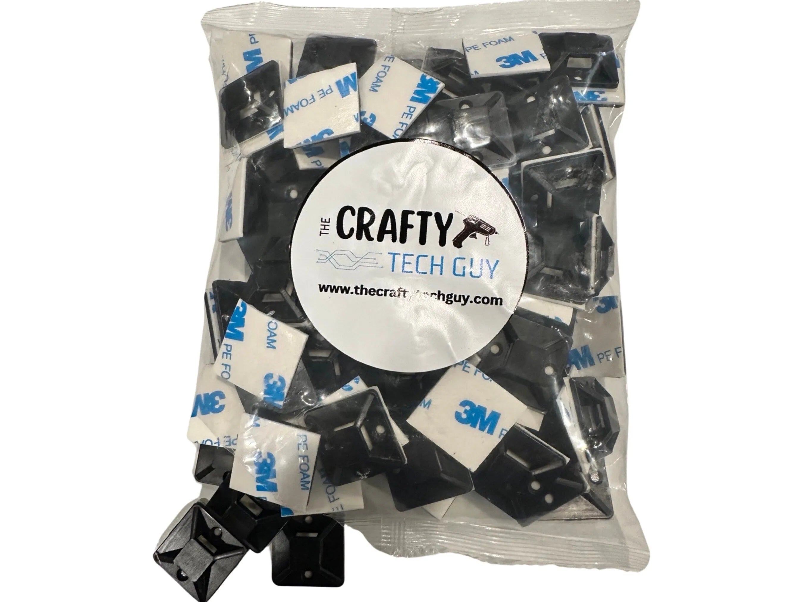 cable tie mounts, 100 pack