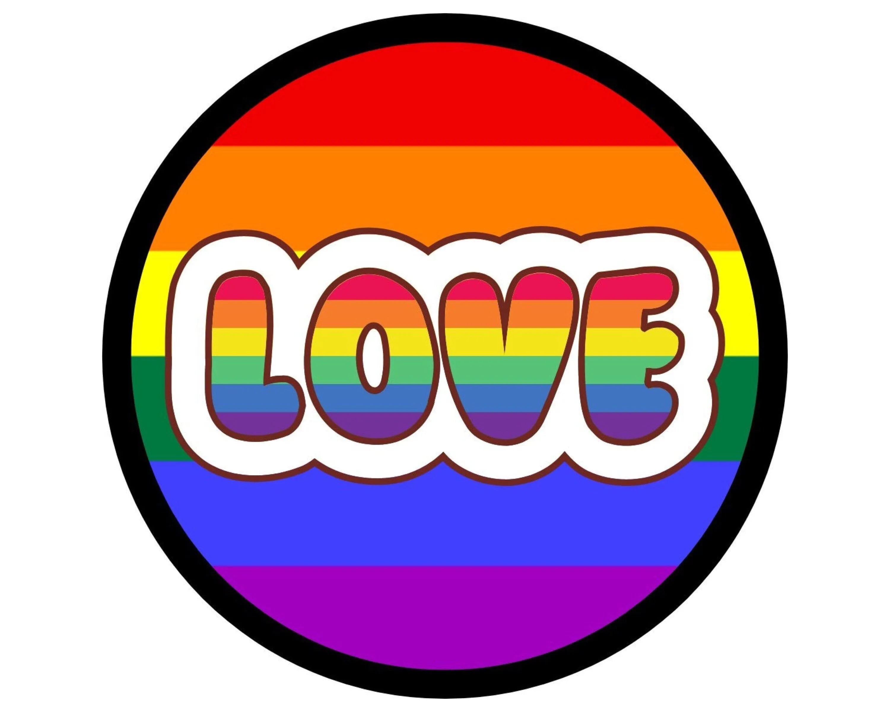 Corona de orgullo gay, decoración LGBTQ+, fiesta del orgullo gay, decoración LGBTQ, símbolo del orgullo, símbolo del orgullo "El amor es amor", corona de orgullo, fiesta del amor