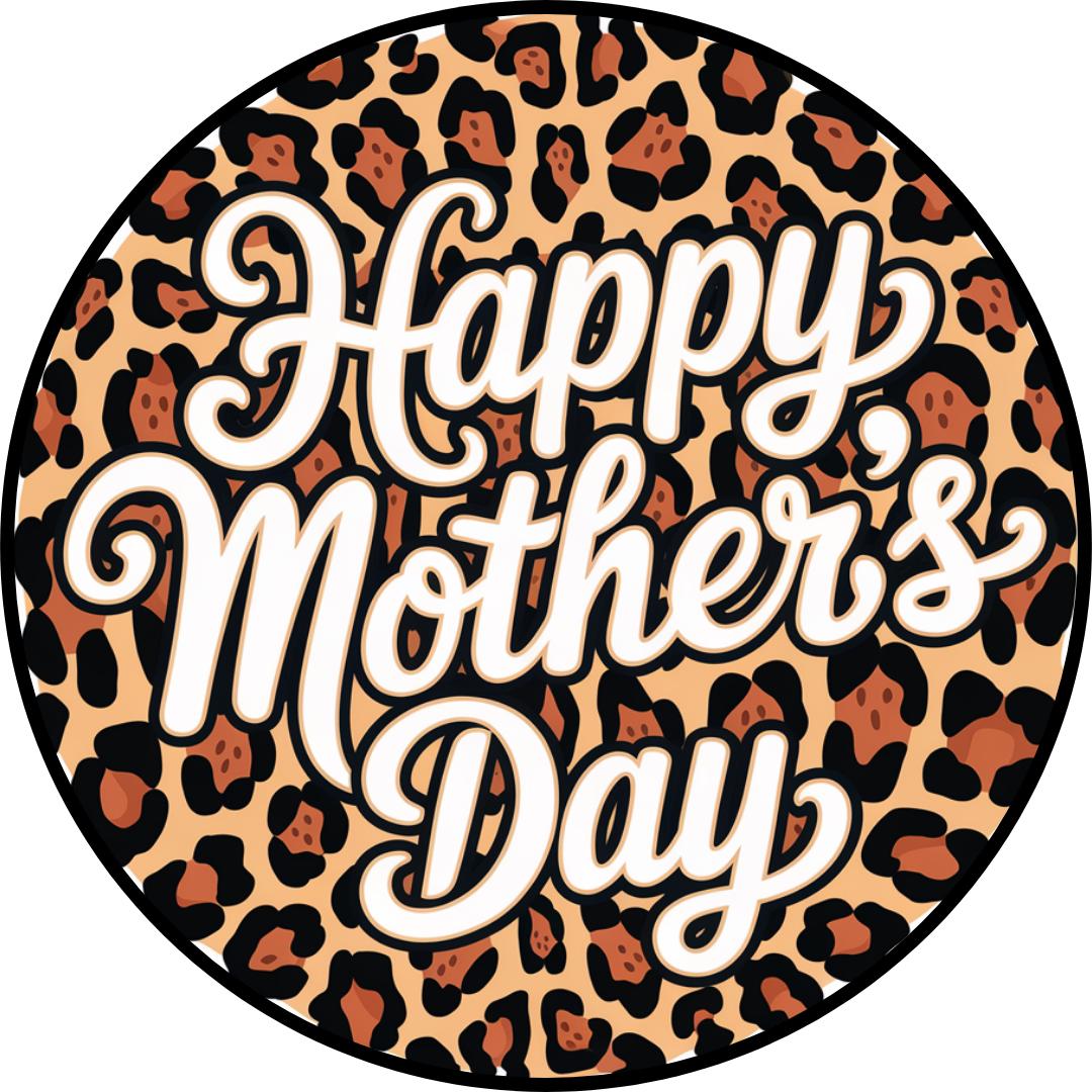 a metal sign image for a wreath or home decor