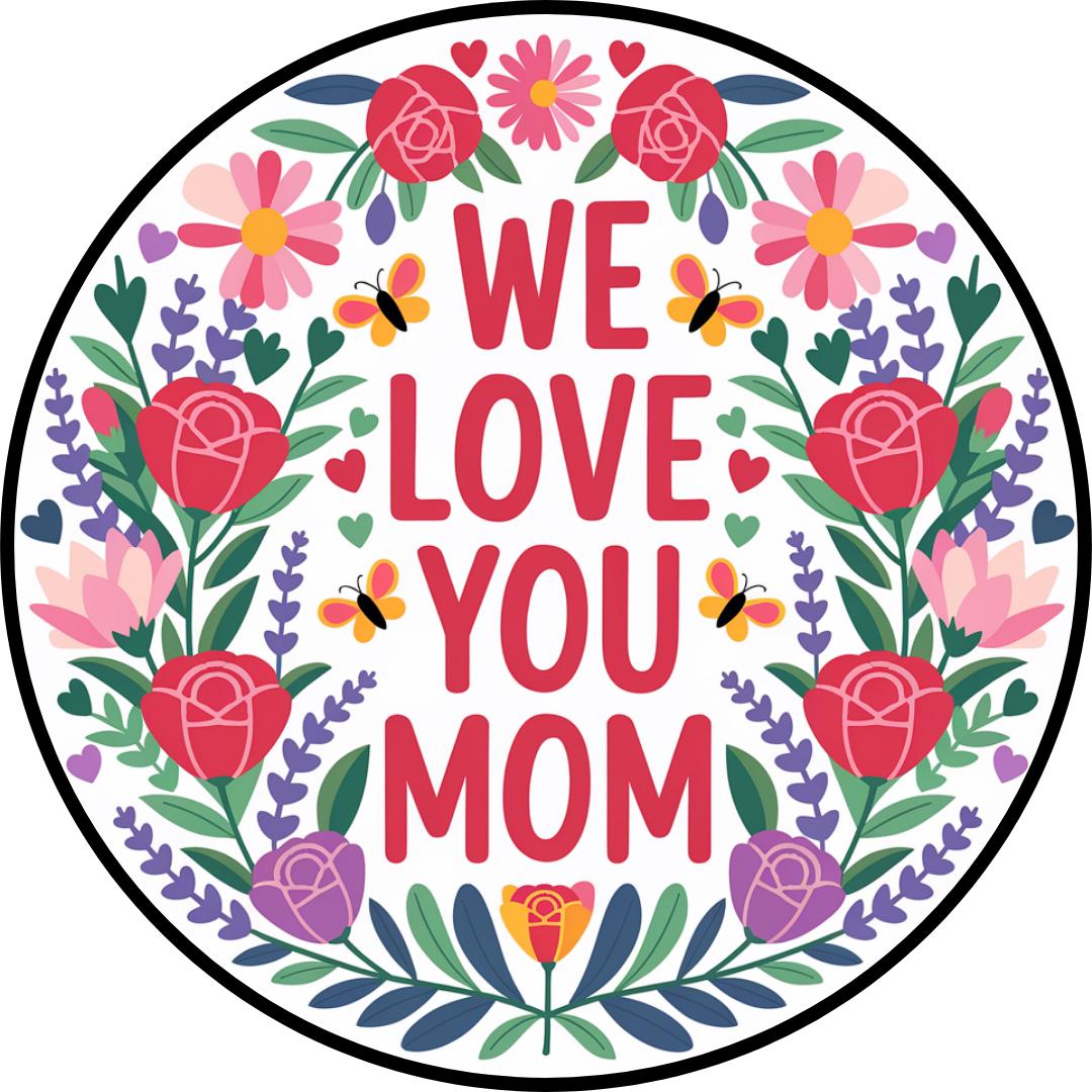 a metal sign image for a wreath or home decor