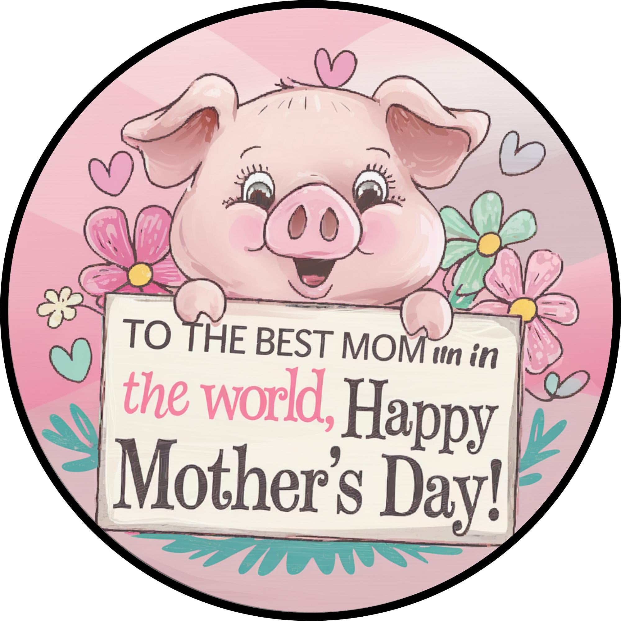 a metal sign image for a wreath or home decor