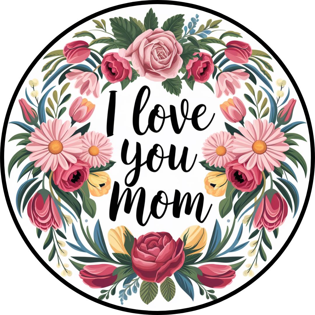 a metal sign image for a wreath or home decor