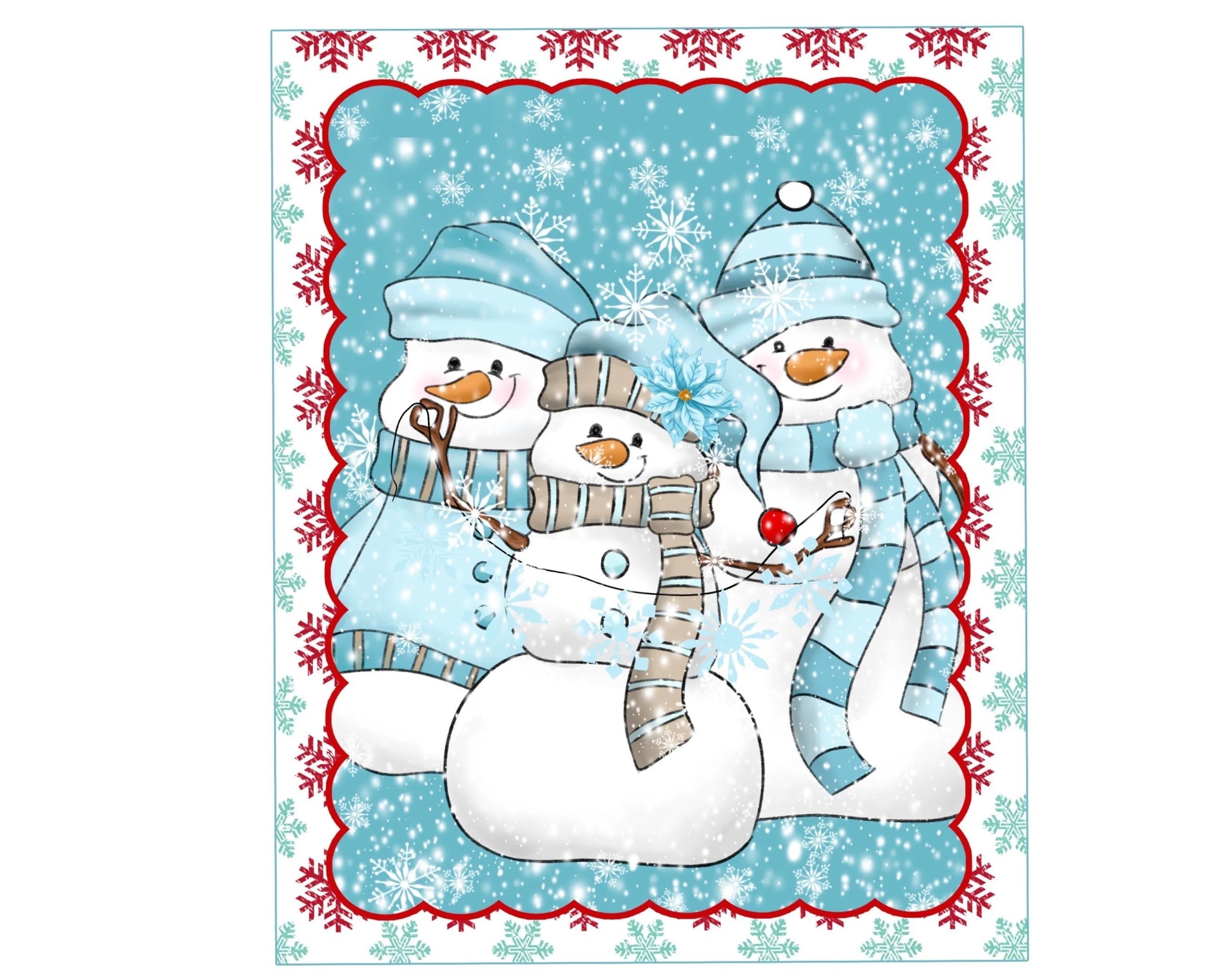 Corona navideña con muñeco de nieve, accesorio clásico para corona de muñeco de nieve nevando, corona navideña con amigos y muñeco de nieve.