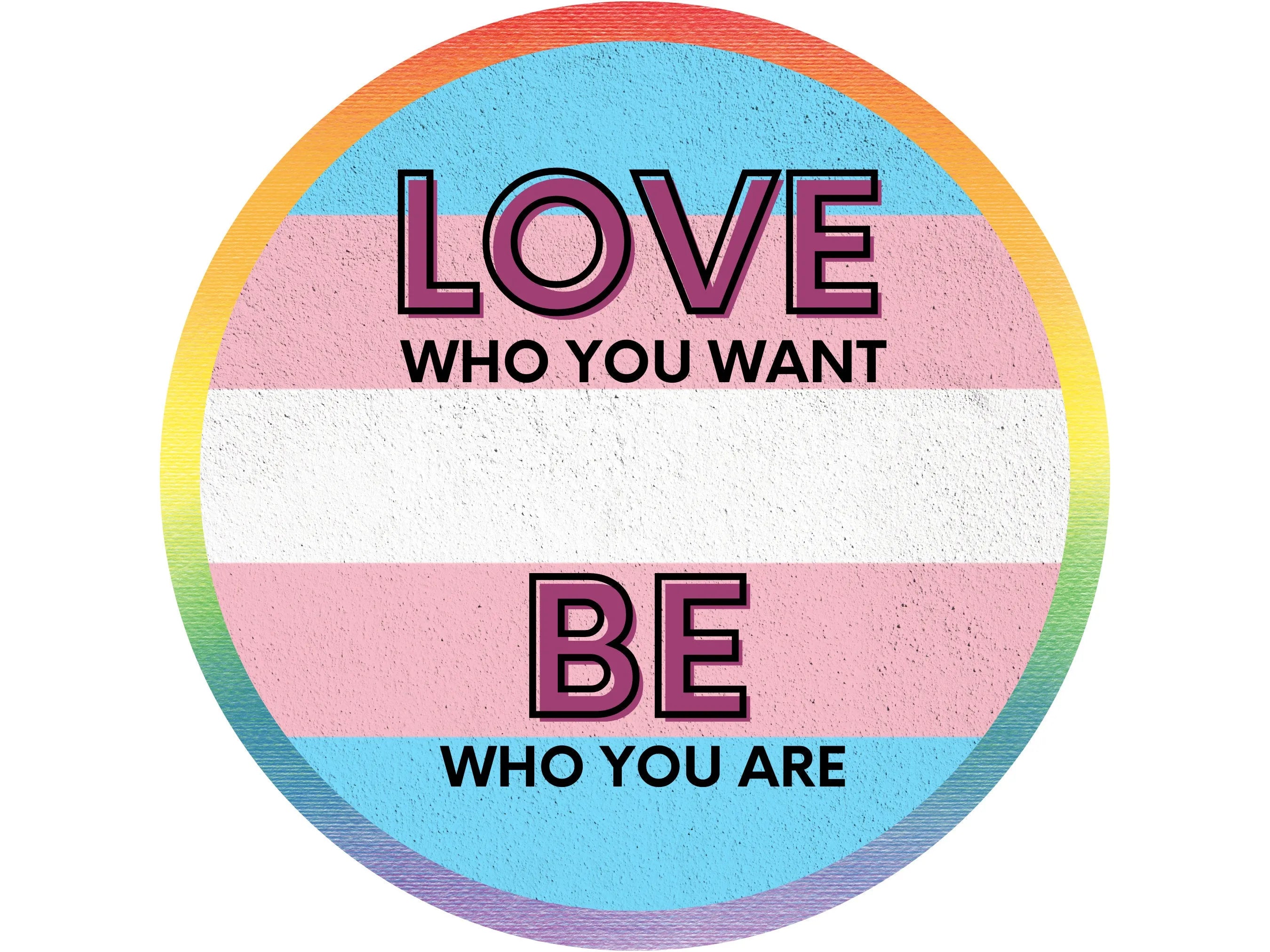 Corona de metal con mensaje de orgullo transgénero, decoración LGBTQ+, decoración para fiesta de orgullo trans, decoración de puerta LGBTQ+, cartel de orgullo.