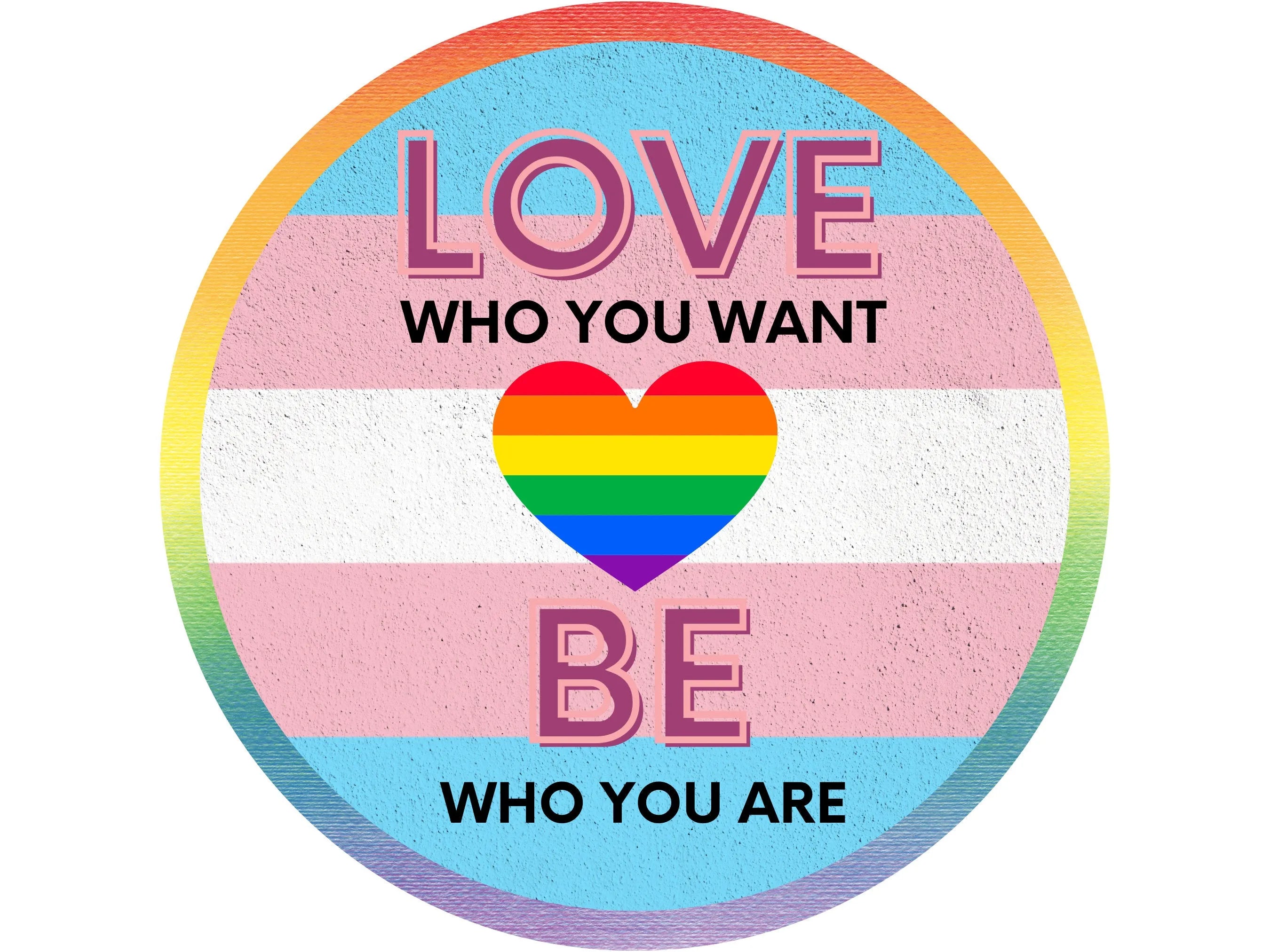 Corona de metal con mensaje de orgullo transgénero, decoración LGBTQ+, decoración para fiesta de orgullo trans, decoración de puerta LGBTQ+, cartel de orgullo.