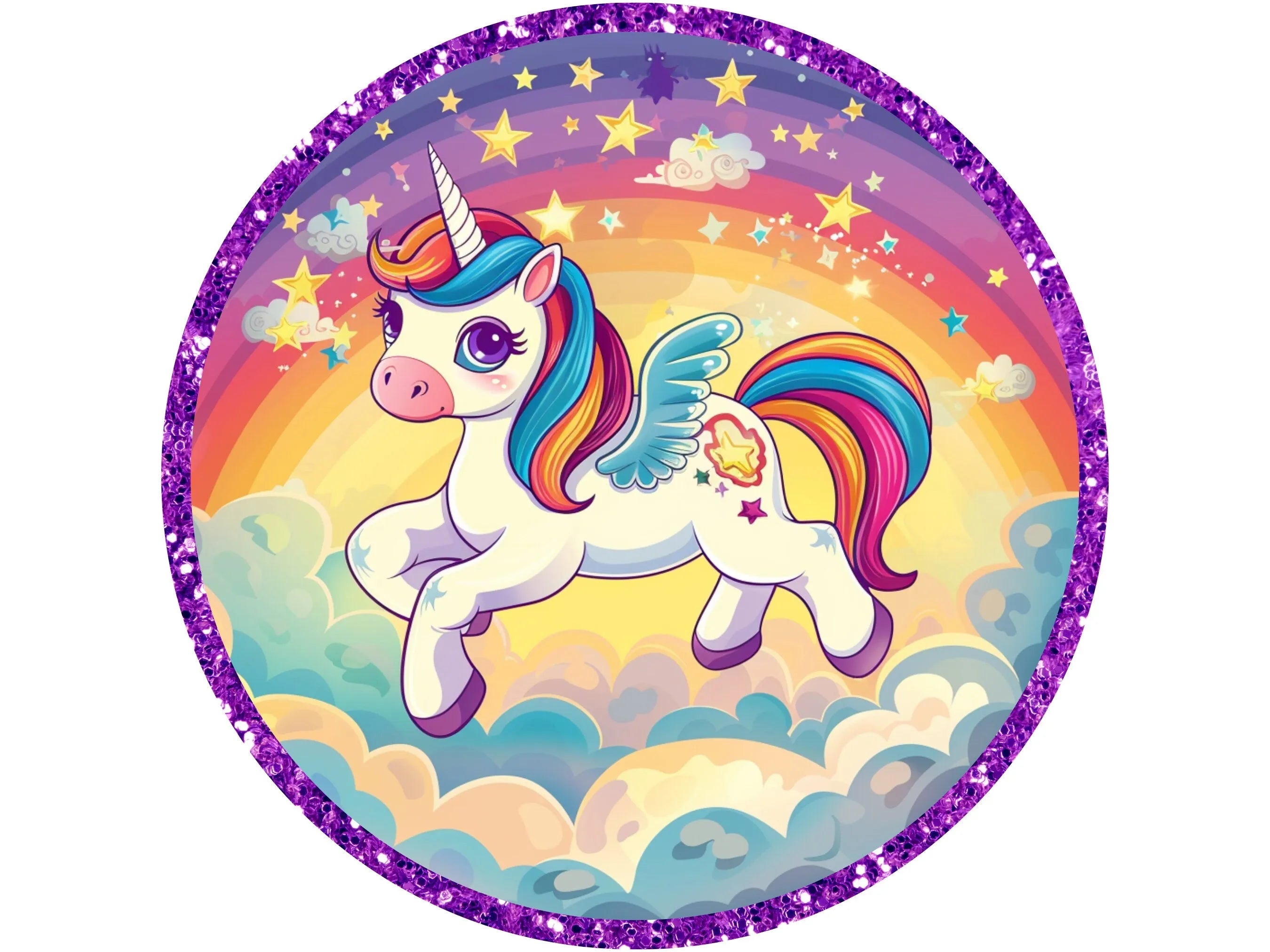 Letrero metálico de unicornio, arte mural de fantasía, decoración de bosque mágico, criatura mítica, decoración caprichosa para el hogar, regalo perfecto para los amantes de los unicornios.