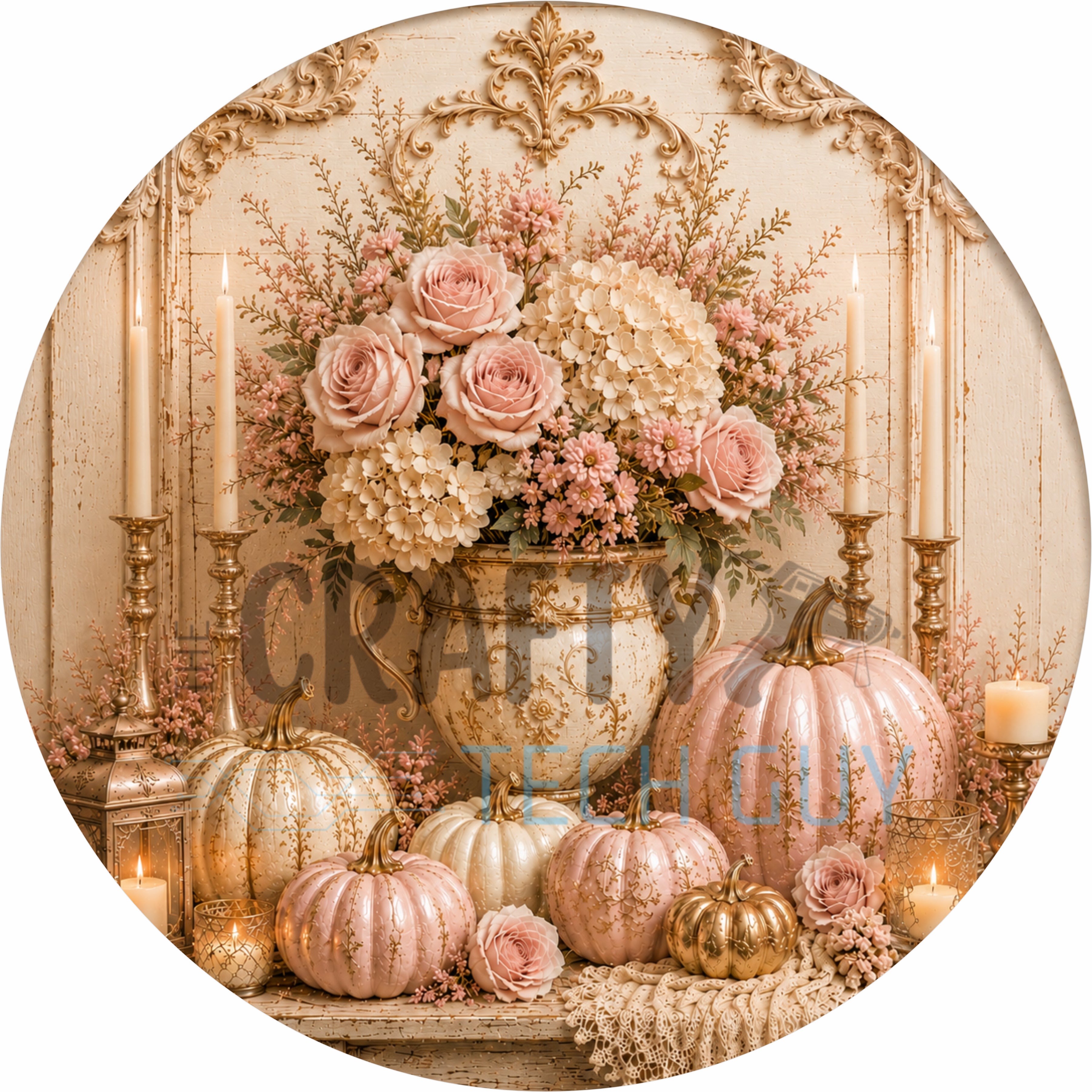 Letrero fantasma de cuadros vichy rosas con piruleta y lazos: una bonita decoración de pared para Halloween.