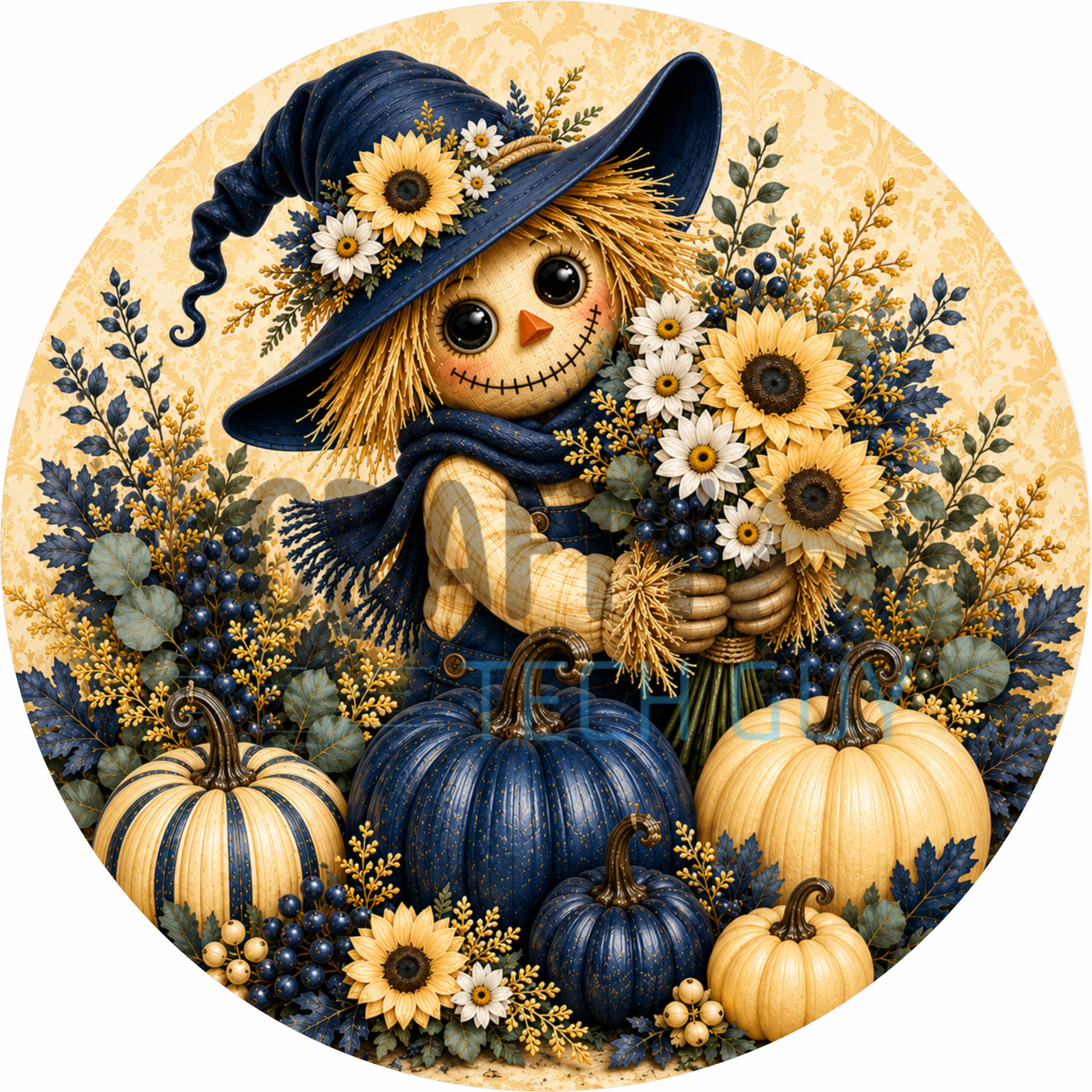 Letrero fantasma de cuadros vichy rosas con piruleta y lazos: una bonita decoración de pared para Halloween.