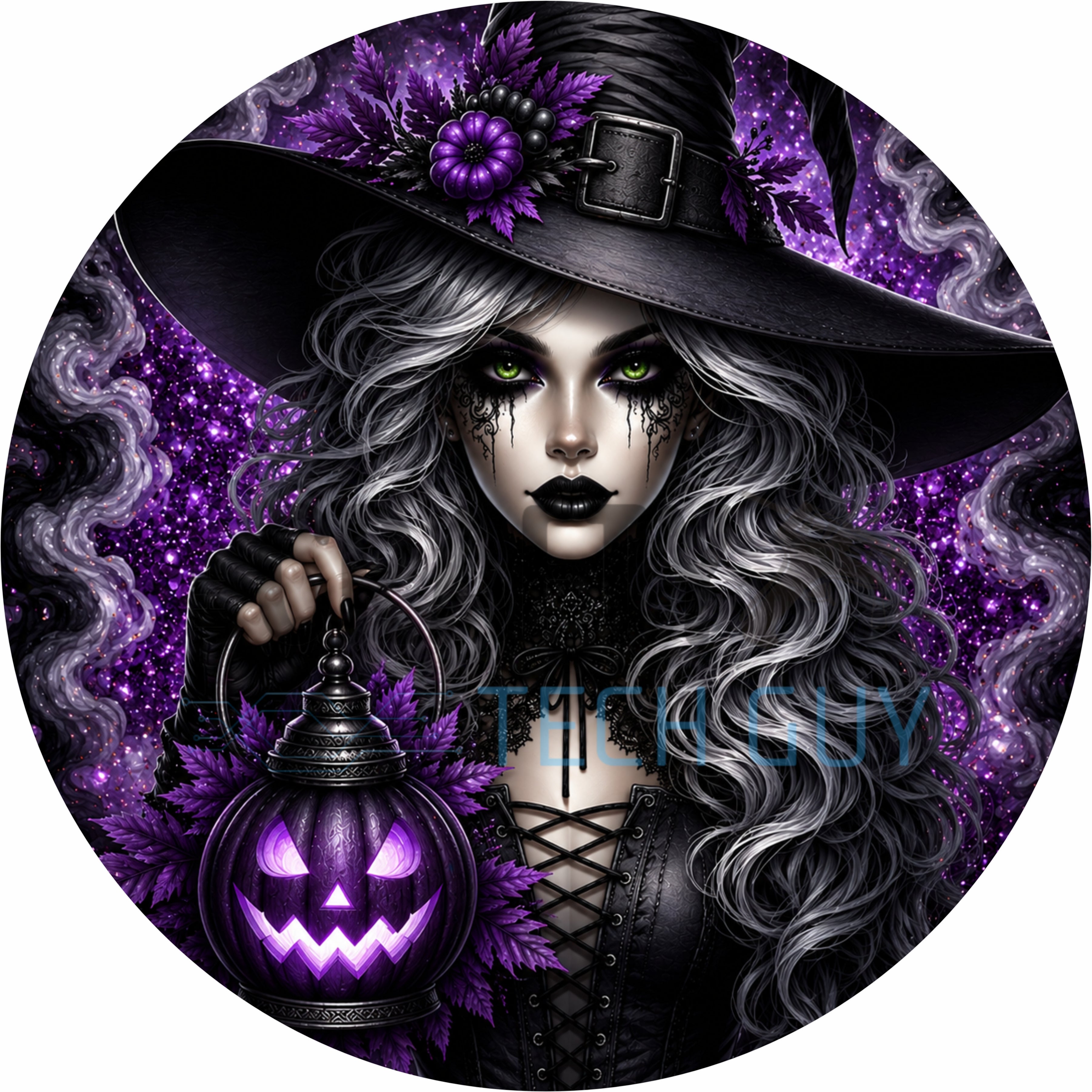 Letrero fantasma de cuadros vichy rosas con piruleta y lazos: una bonita decoración de pared para Halloween.