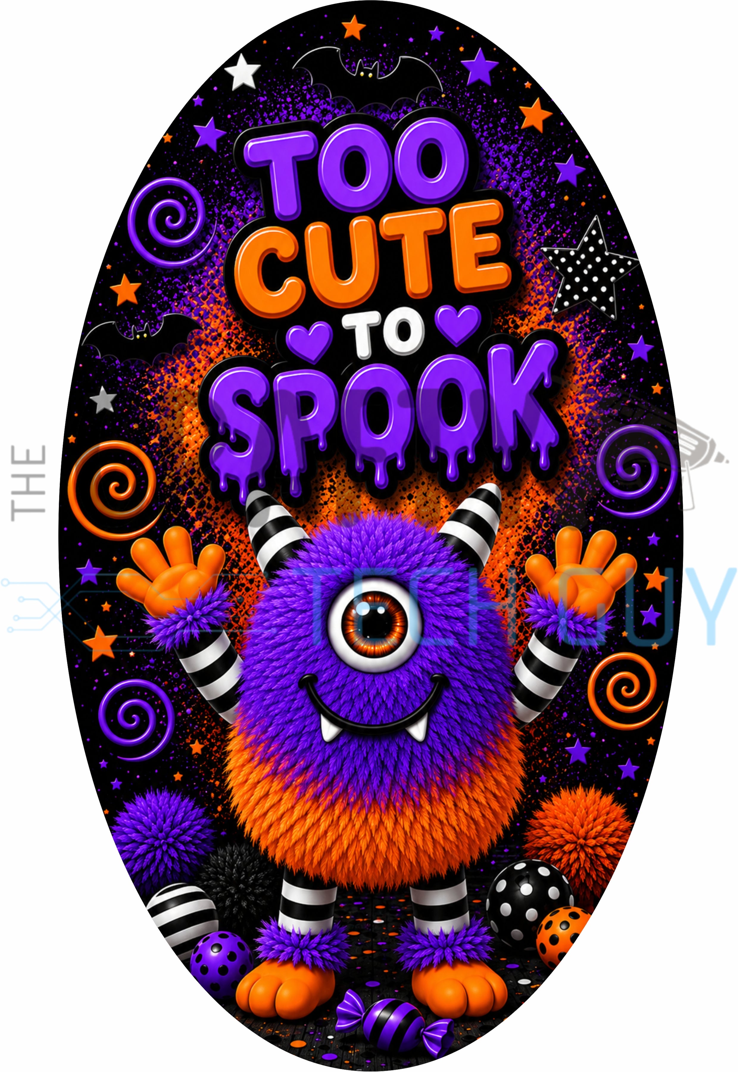 Signo de caída de calavera de azúcar verde azulado, elegante arte de pared de calavera de Halloween, decoración del Día de los Muertos de calabaza azul