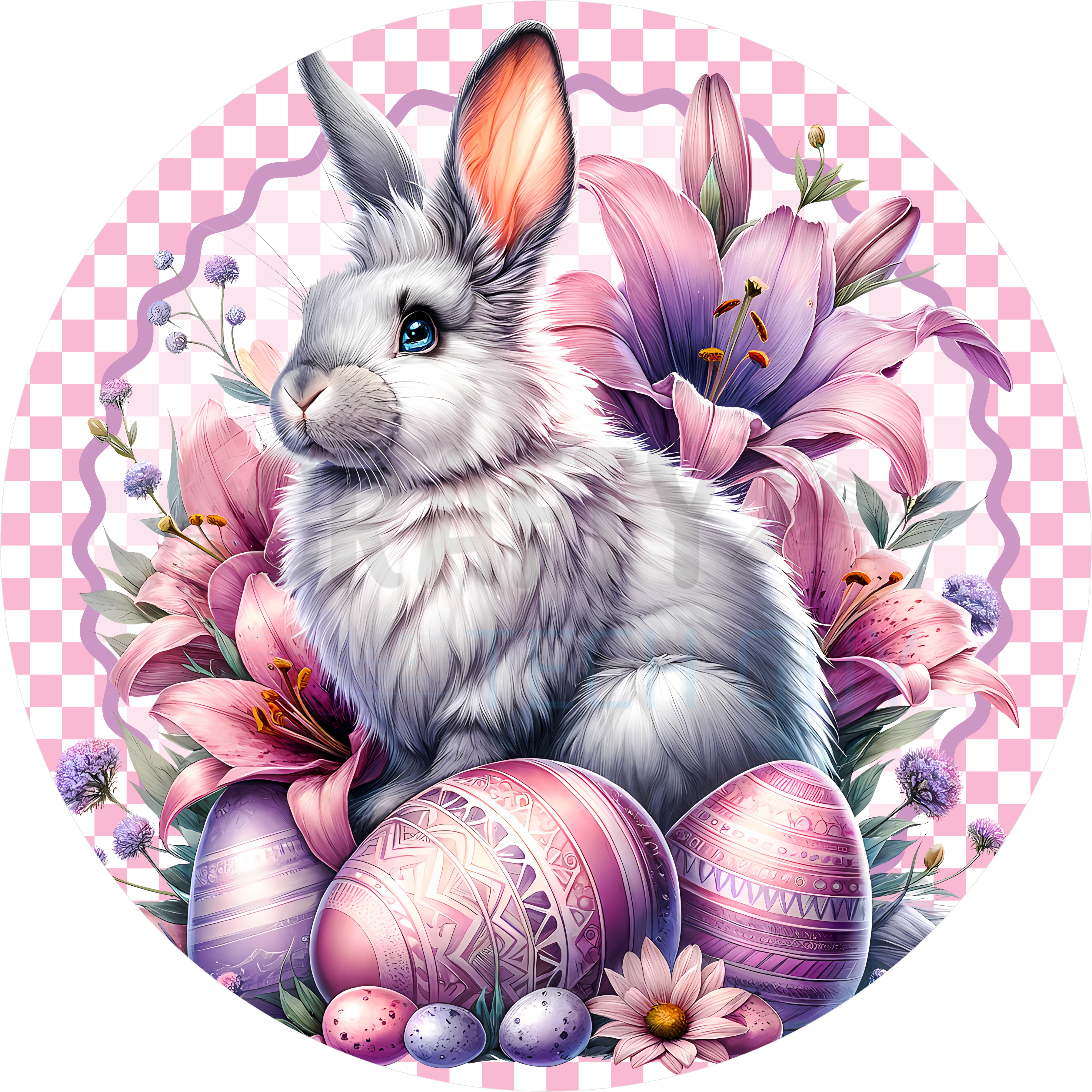 Arte mural de conejito elegante, impresión vintage de conejo, decoración antropomórfica de conejo, conejito floral primaveral, arte animal victoriano, regalo de conejo de Pascua