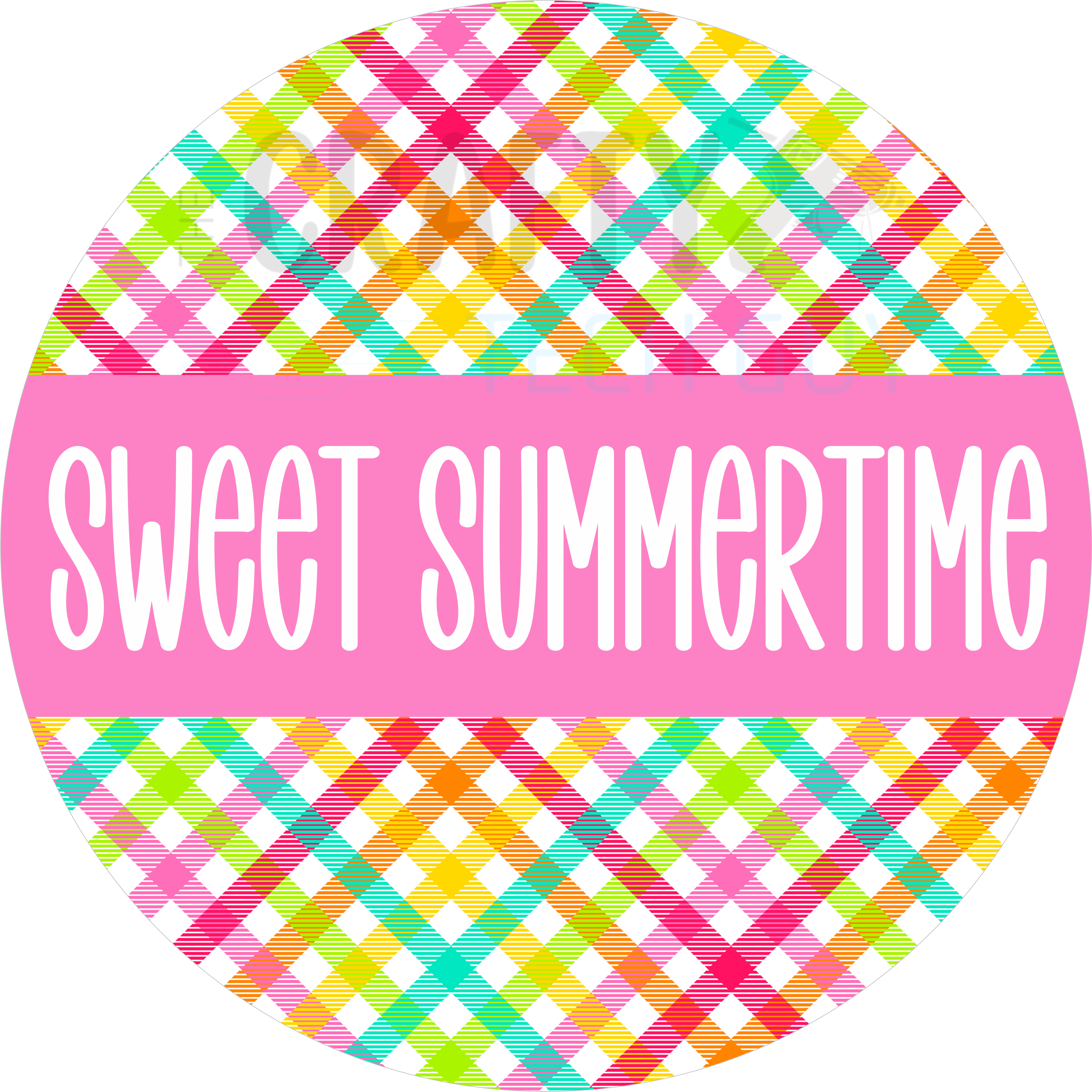 Sweet Summertime Wreath Sign