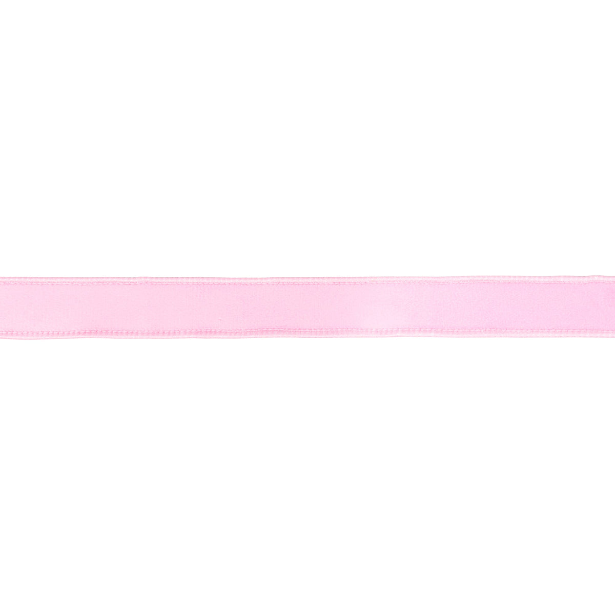 Light Pink Blush Velvet Face and Matching Reverse on Narrow Wired Ribbon