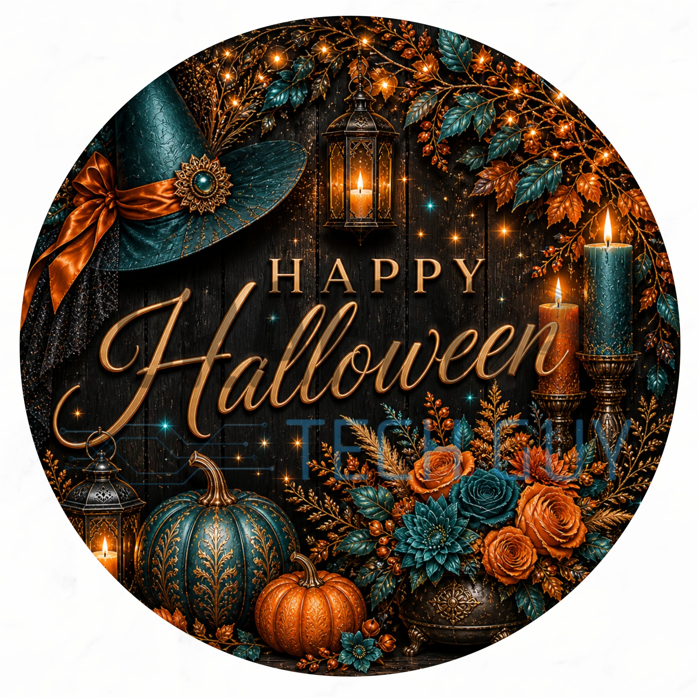 Letrero fantasma de cuadros vichy rosas con piruleta y lazos: una bonita decoración de pared para Halloween.
