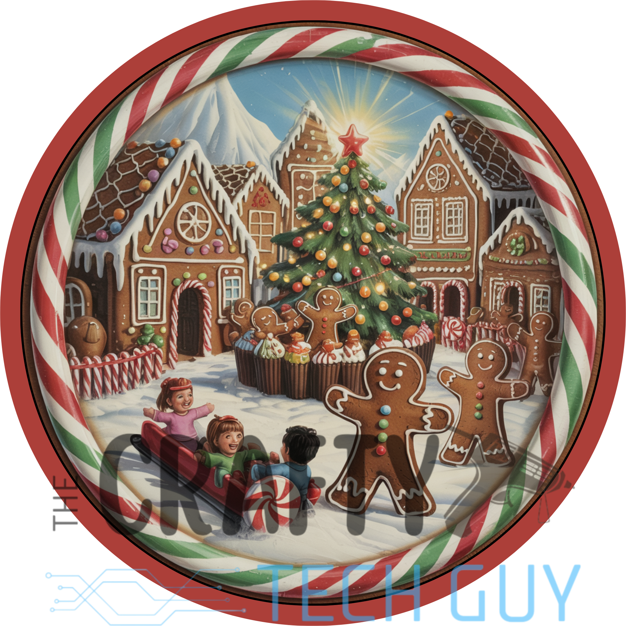 Frosted Gingerbread Dreams Inspire Me Box – Gingerbread Skating, Candy Cane Village, Christmas Crafts, Sweet Winter Wonderland, Inspire Me Box