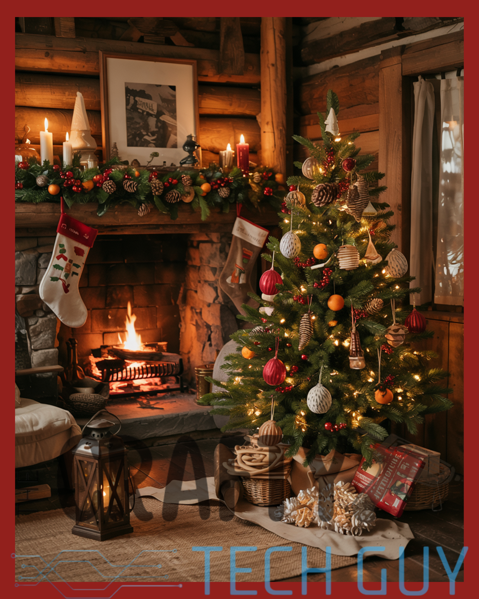 A Cozy Critter Christmas Inspire Me Box, Woodland Winter Animals, Pine Garland, Cabin Decor, Velvet Ribbon, Rustic Holiday Craft Kit