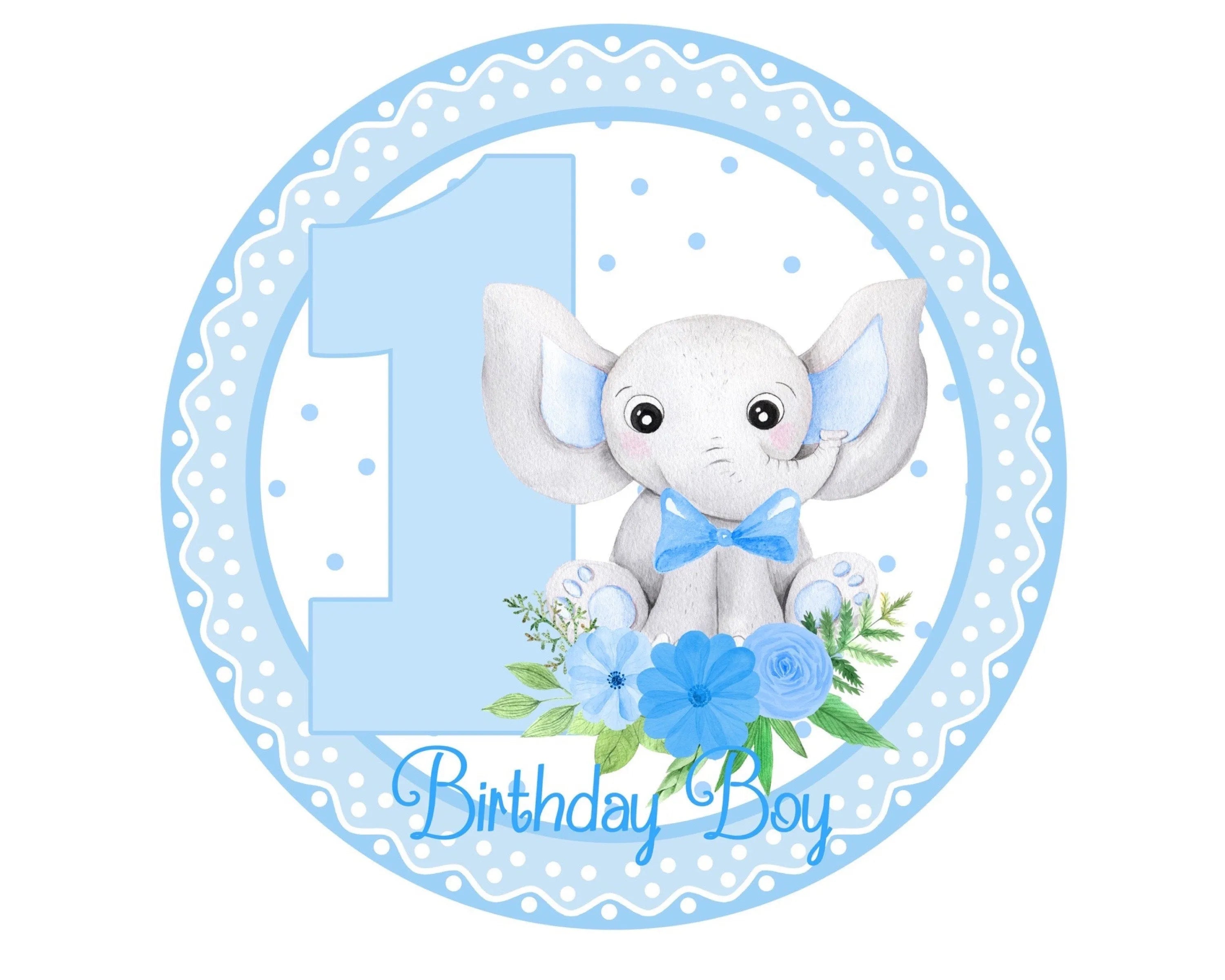 Blue Baby Elephant Sign, baby nursery decor, baby shower party, kids room sign, blue boys room decor, first birthday sign, 1st birthday sign