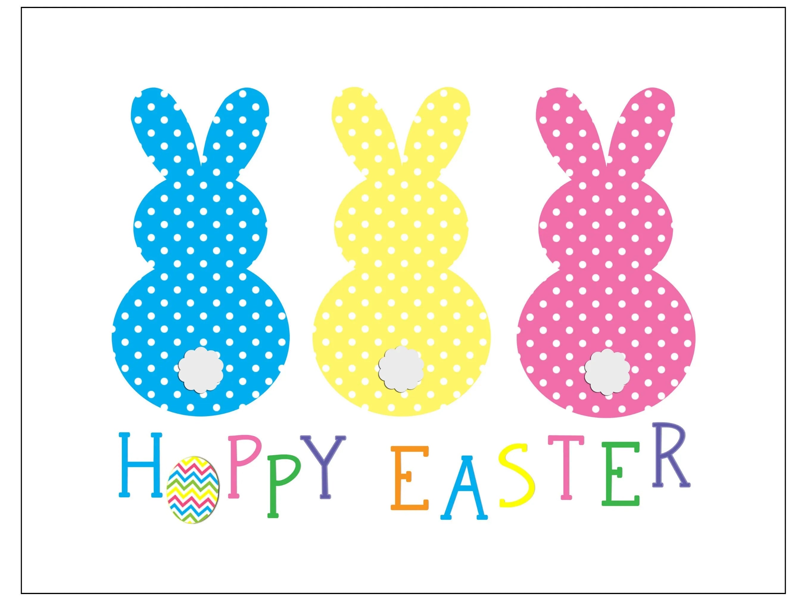 Happy Easter bunny butts wreath sign, Spring Easter bunny sign, polka dot bunny butts Easter sign, bunny butts sign