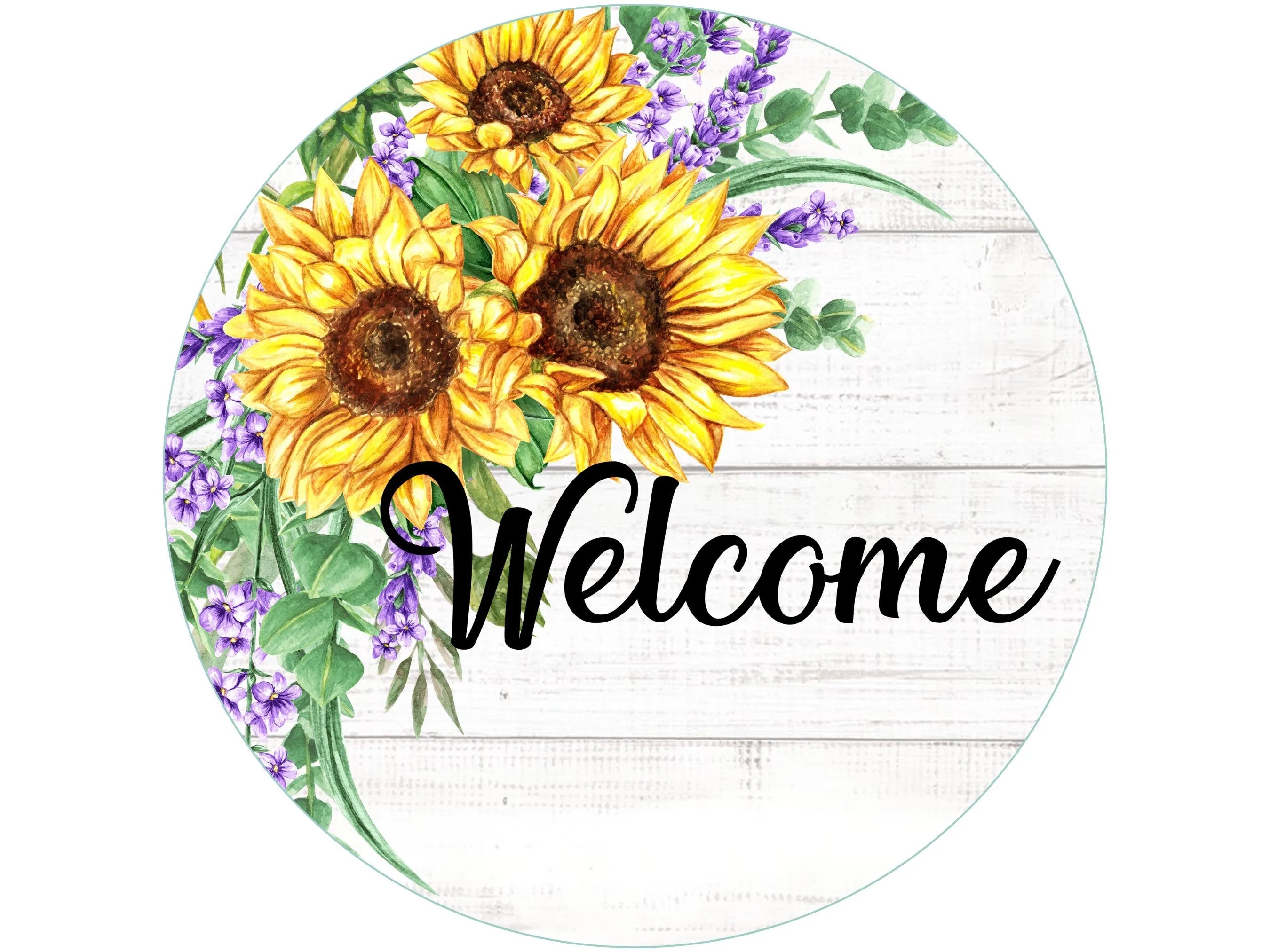 Sunflower wreath sign, shiplap farmhouse sign, farmhouse wreath sign, summer wreath sign, sunflower collector, sunflower sign, welcome sign